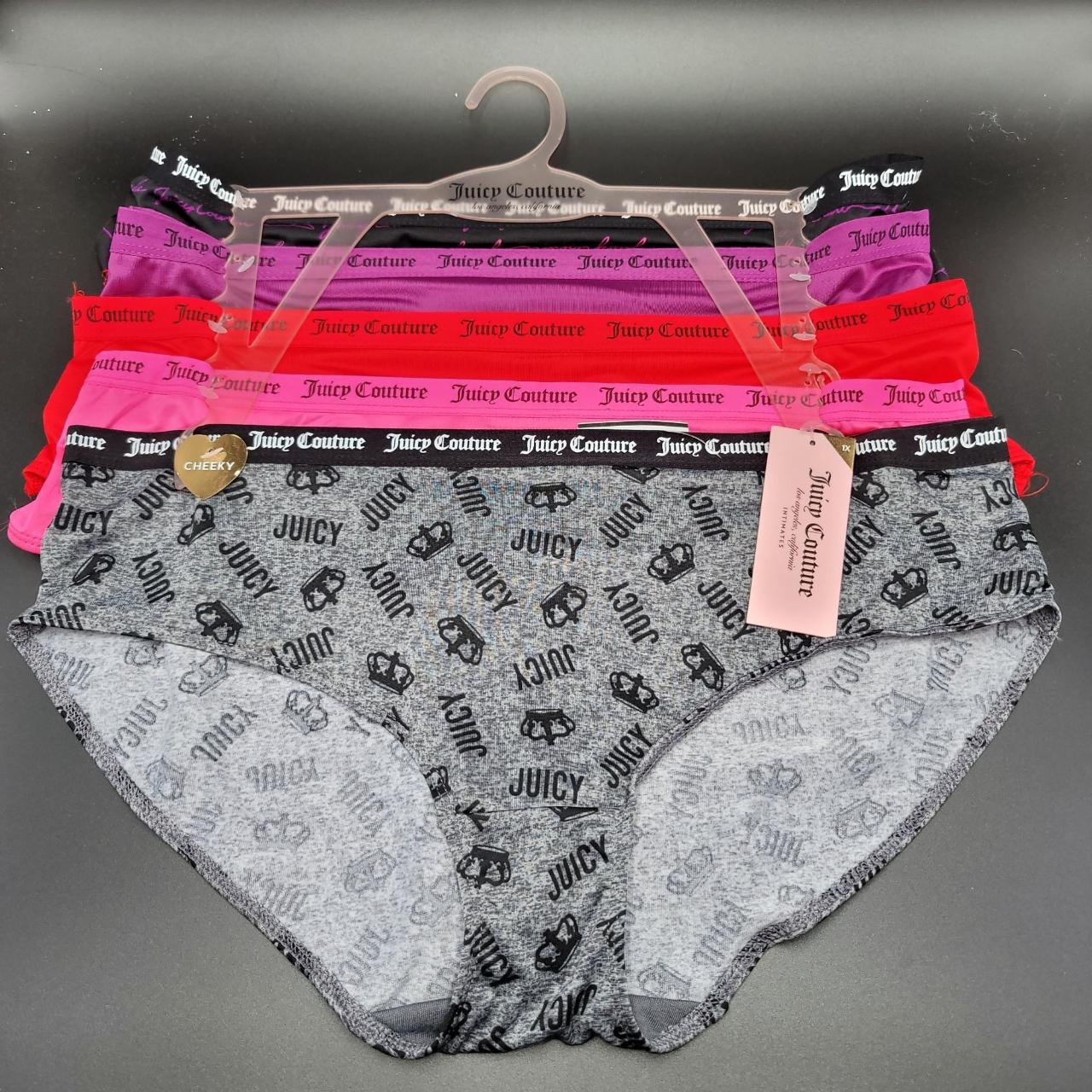 Juicy Couture Underwear 5 Pack Plus 1X Print Solid