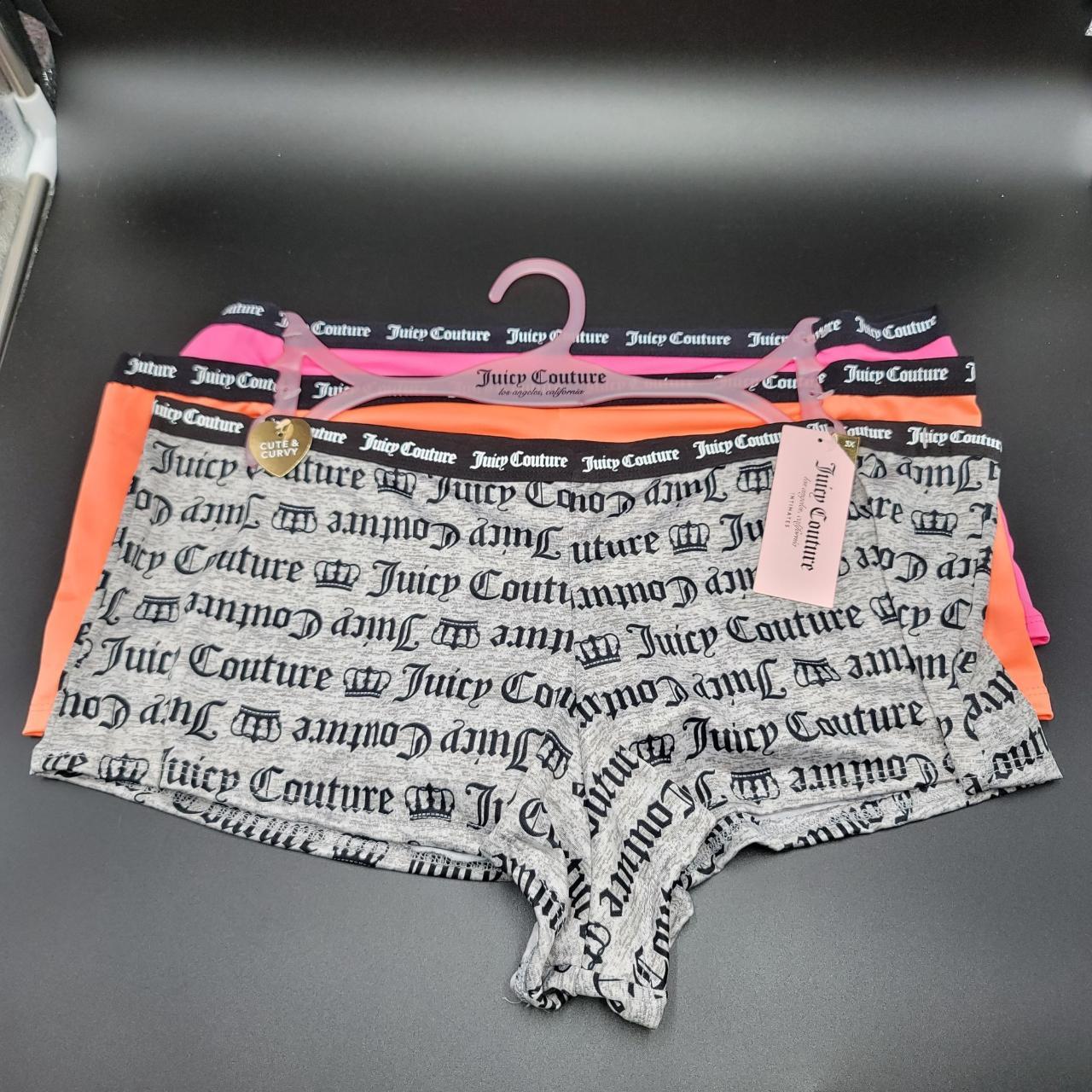 Juicy Couture Panties Size 3X Cute Curvy 3 Pack... - Depop