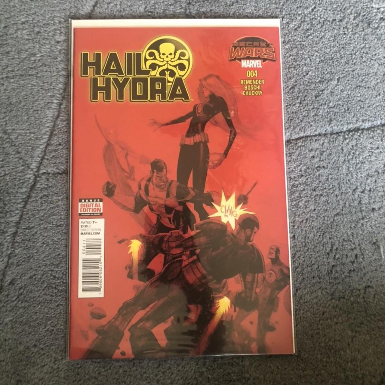 Marvel Comic Hail Hydra Brand New Card Boarded... - Depop