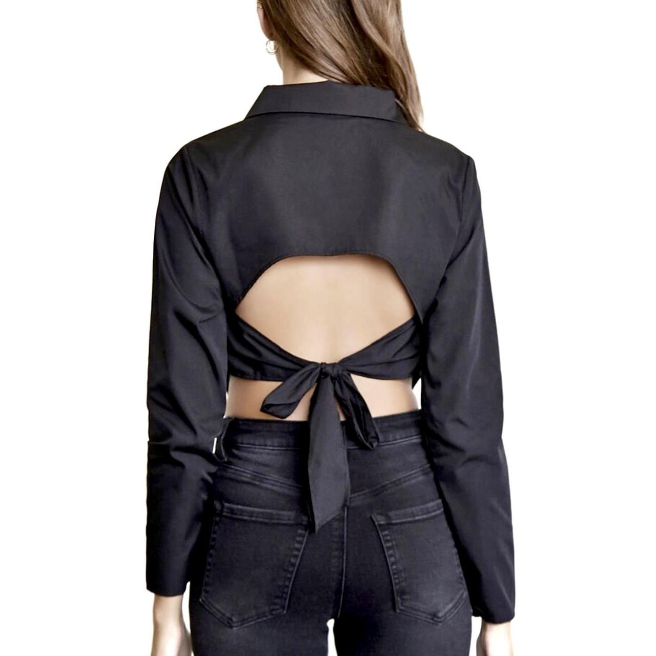 Product Image 2 - Tie back crop top🖤
-NWT :