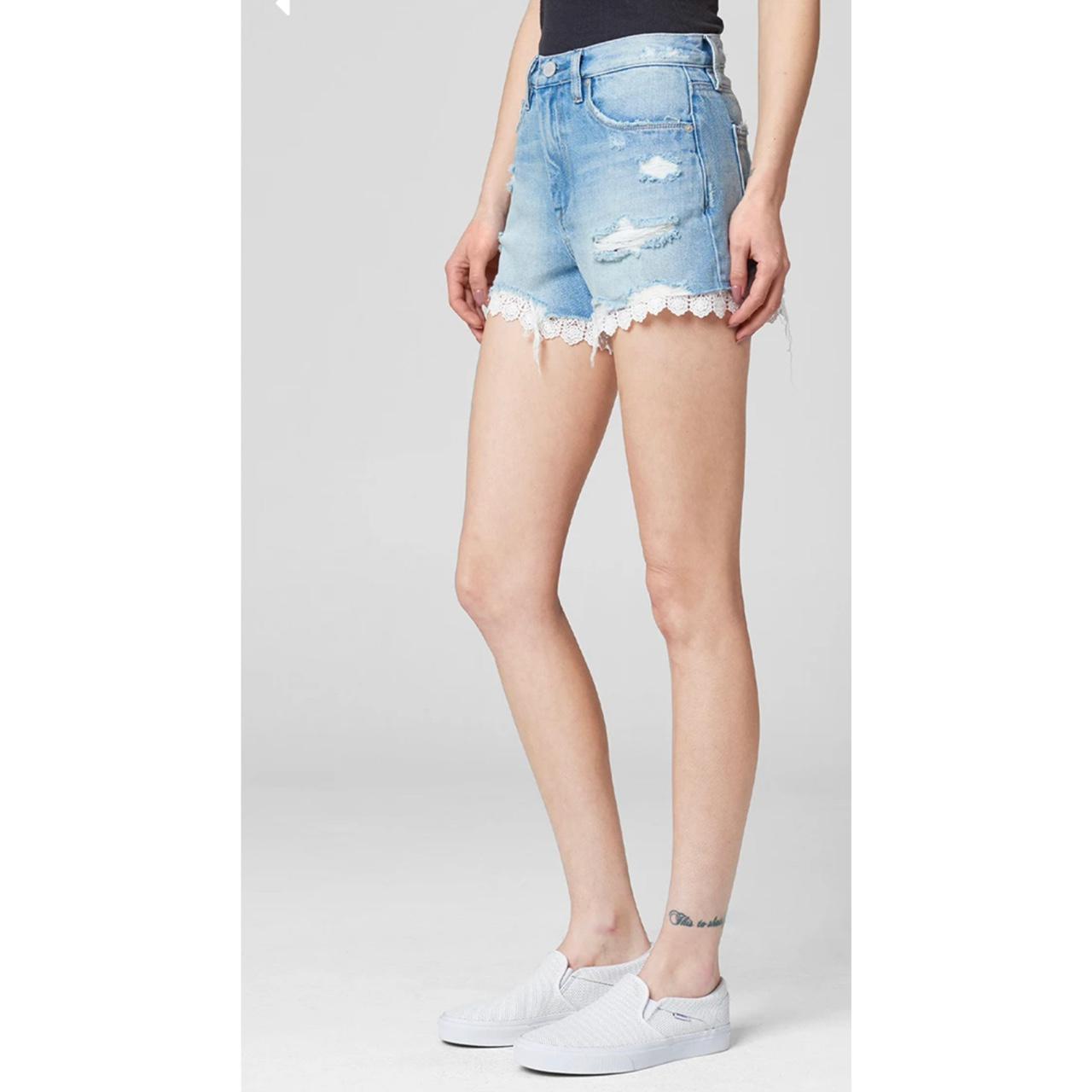 Blank NYC Women's Blue and White Shorts (3)