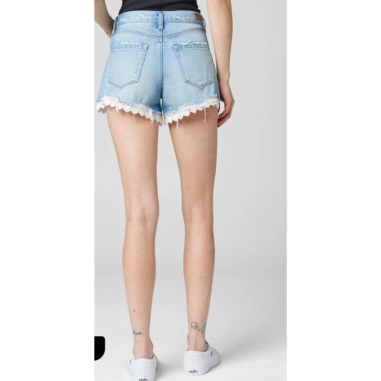 Blank NYC Women's Blue and White Shorts (4)