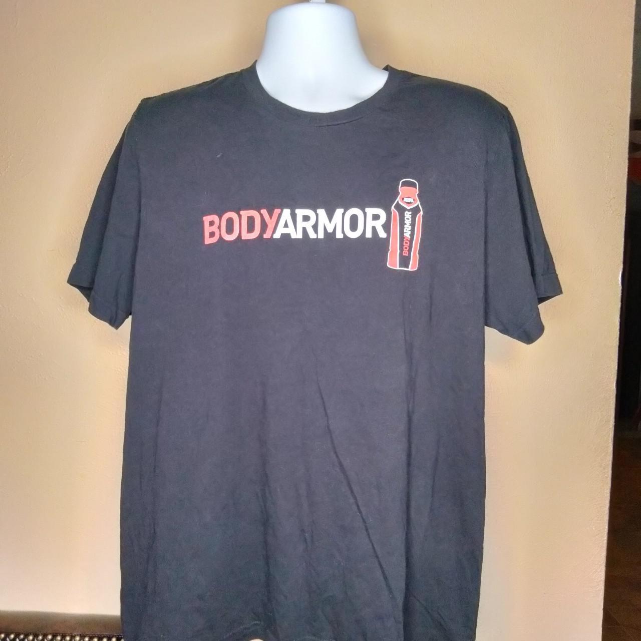 Supermarked Brutal prototype Body armor drink promo tshirt by coca cola hard find... - Depop