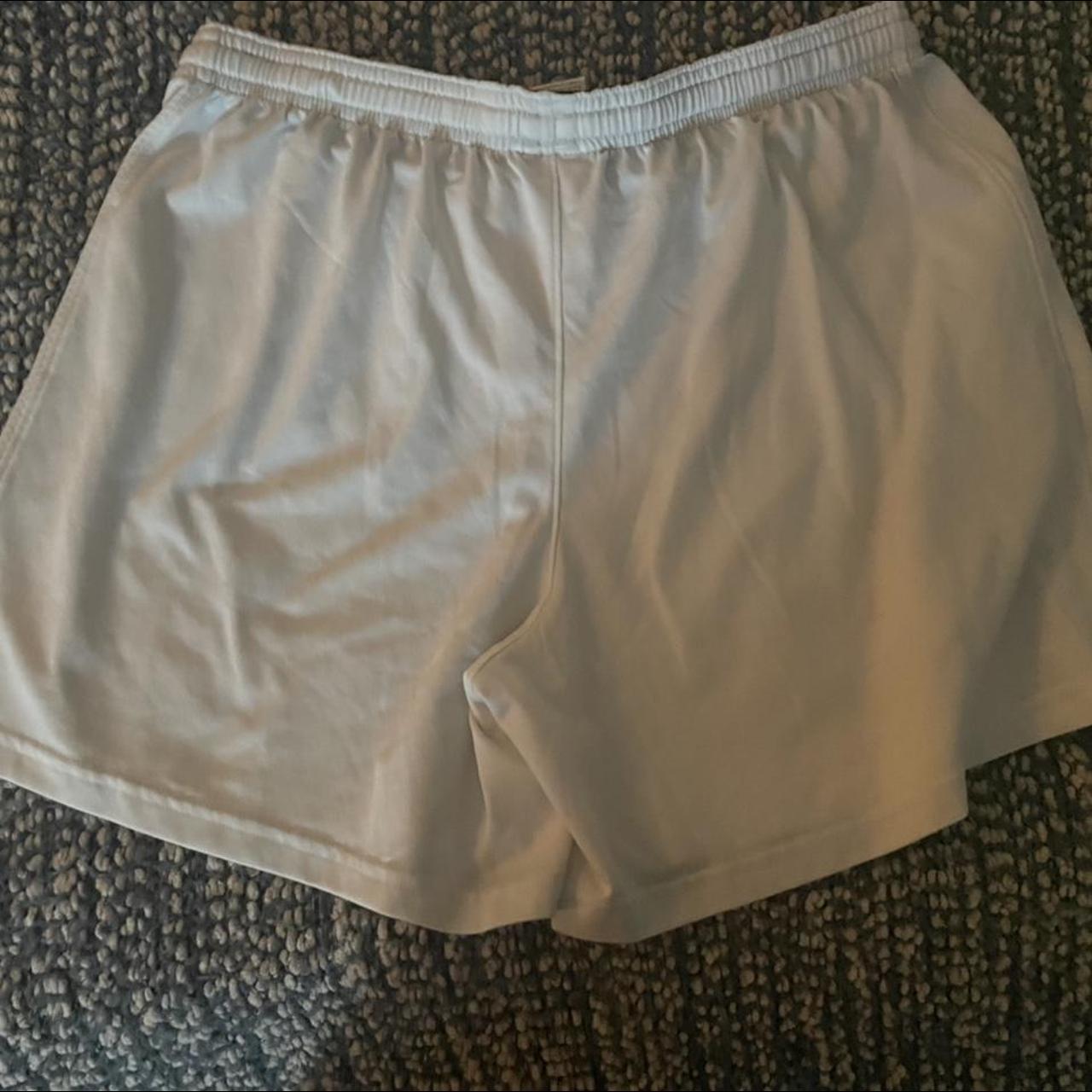 White Under Armor shorts! Size: medium Perfect... - Depop