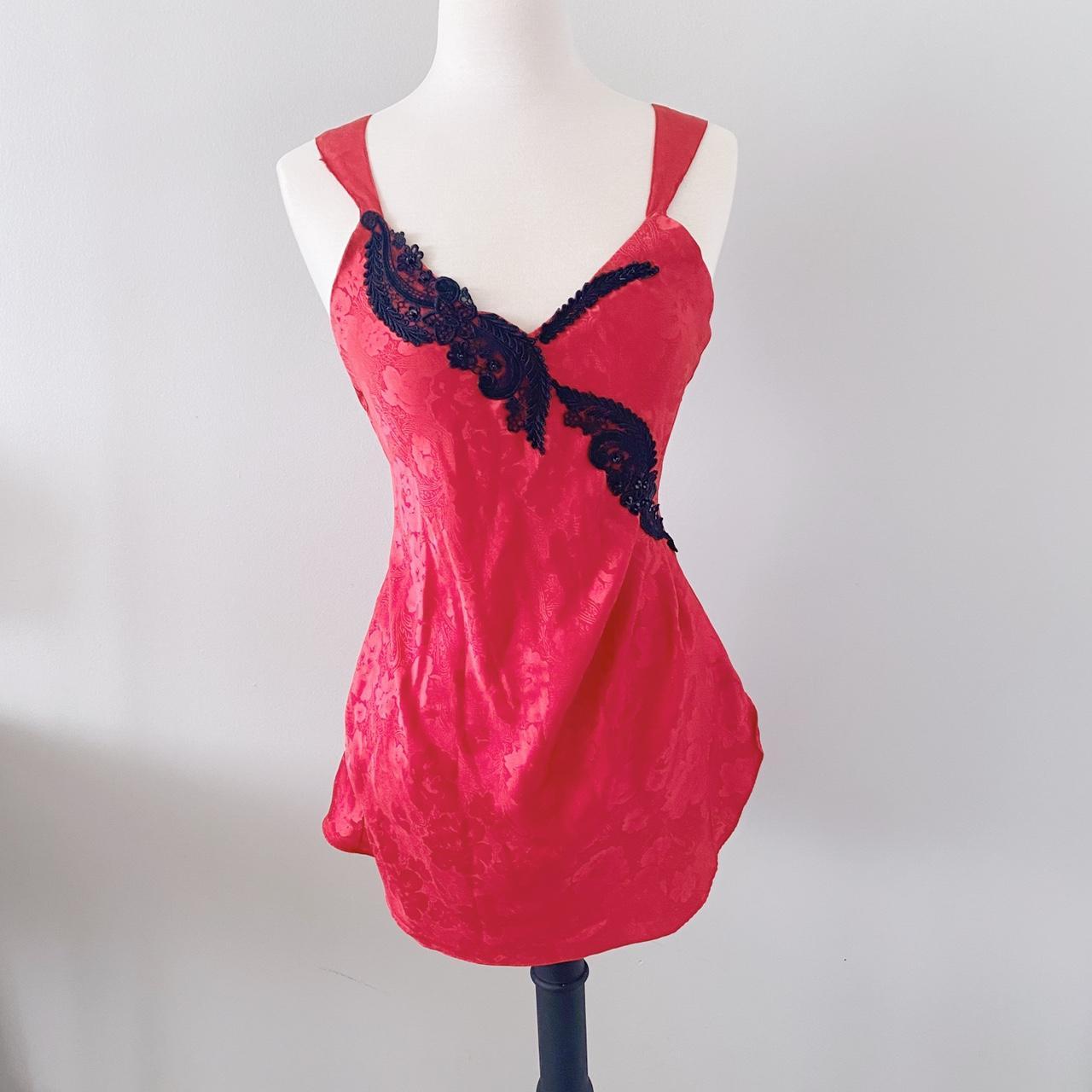 Women's Red and Pink Dress | Depop