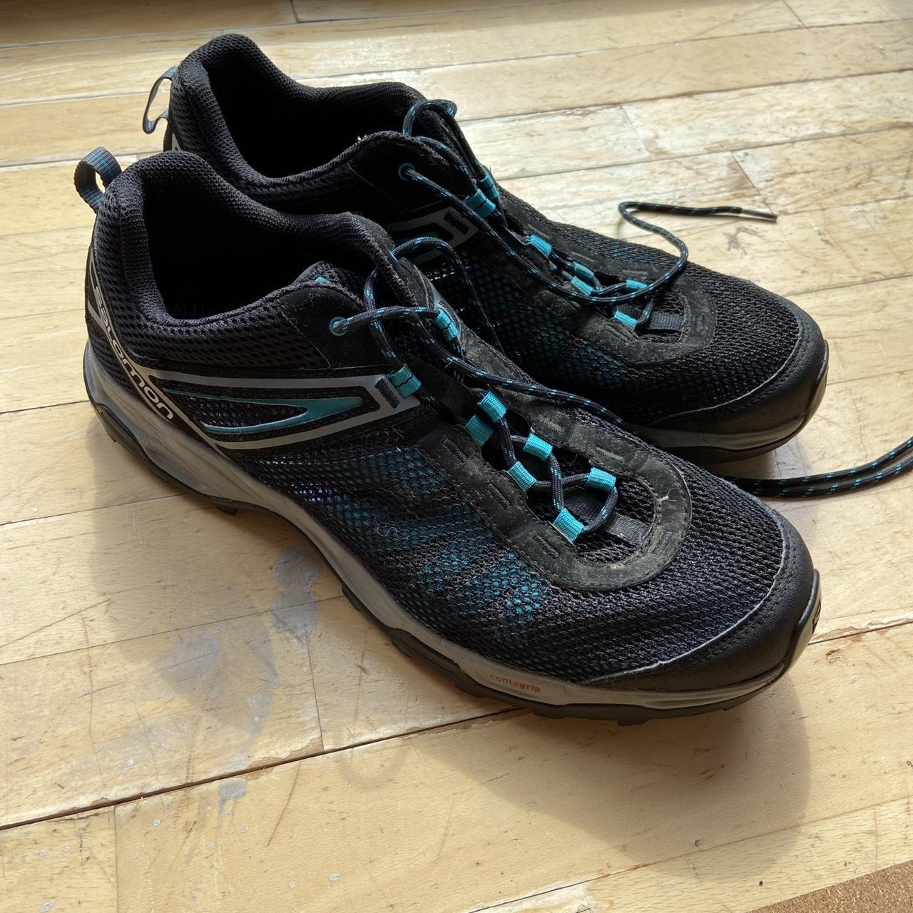 Salomon contra grip trail running shoes size 12.5 - Depop