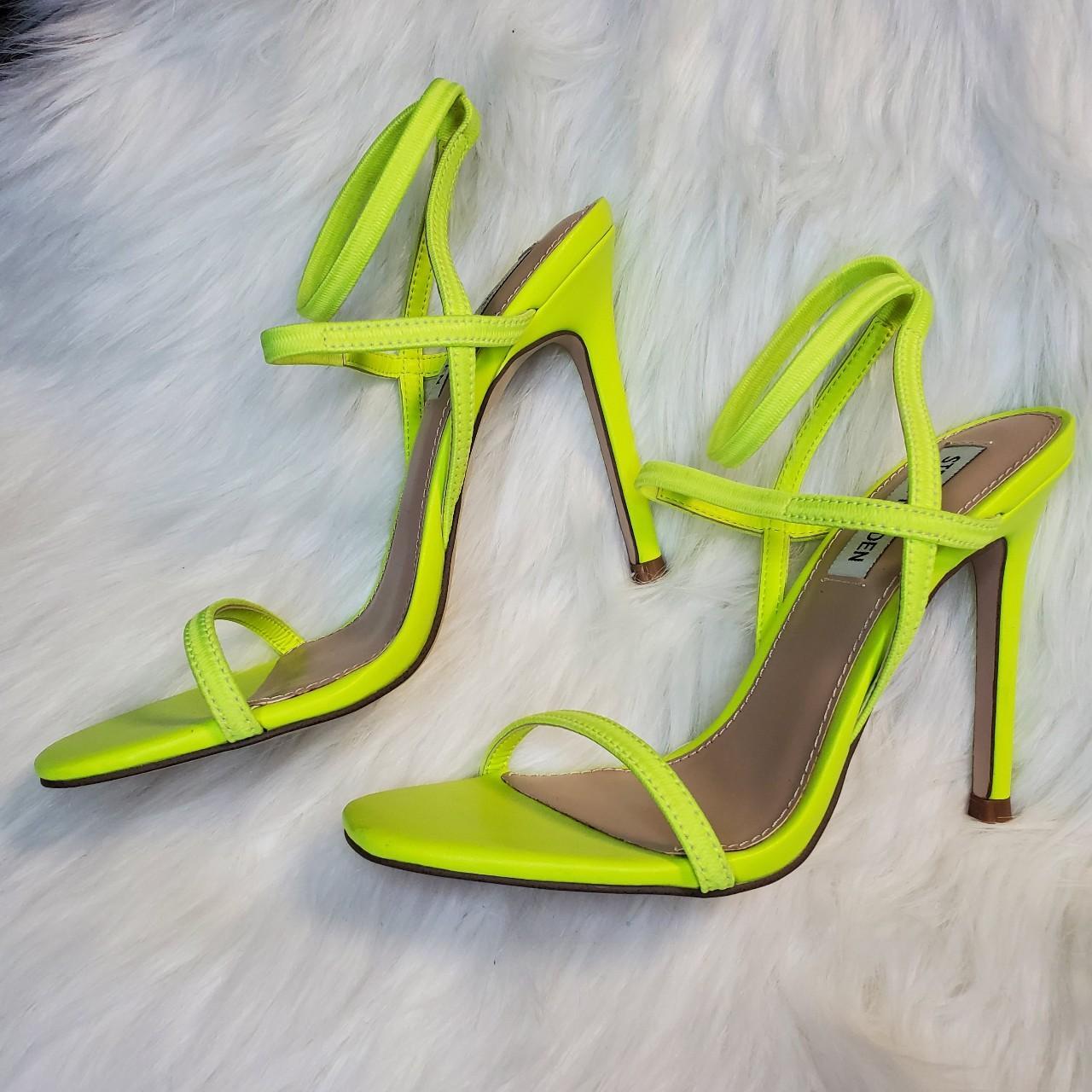 Steve madden hot sale neon yellow heels