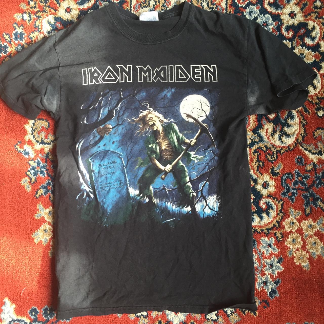 vintage iron maiden t shirt