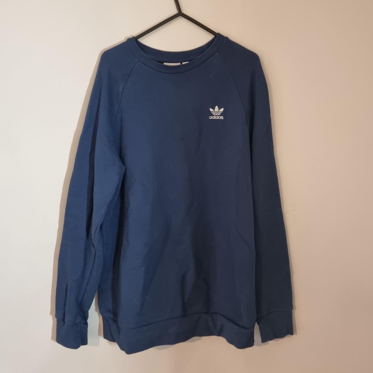 Adidas Blue Sweatshirt in Size S Only selling as... - Depop