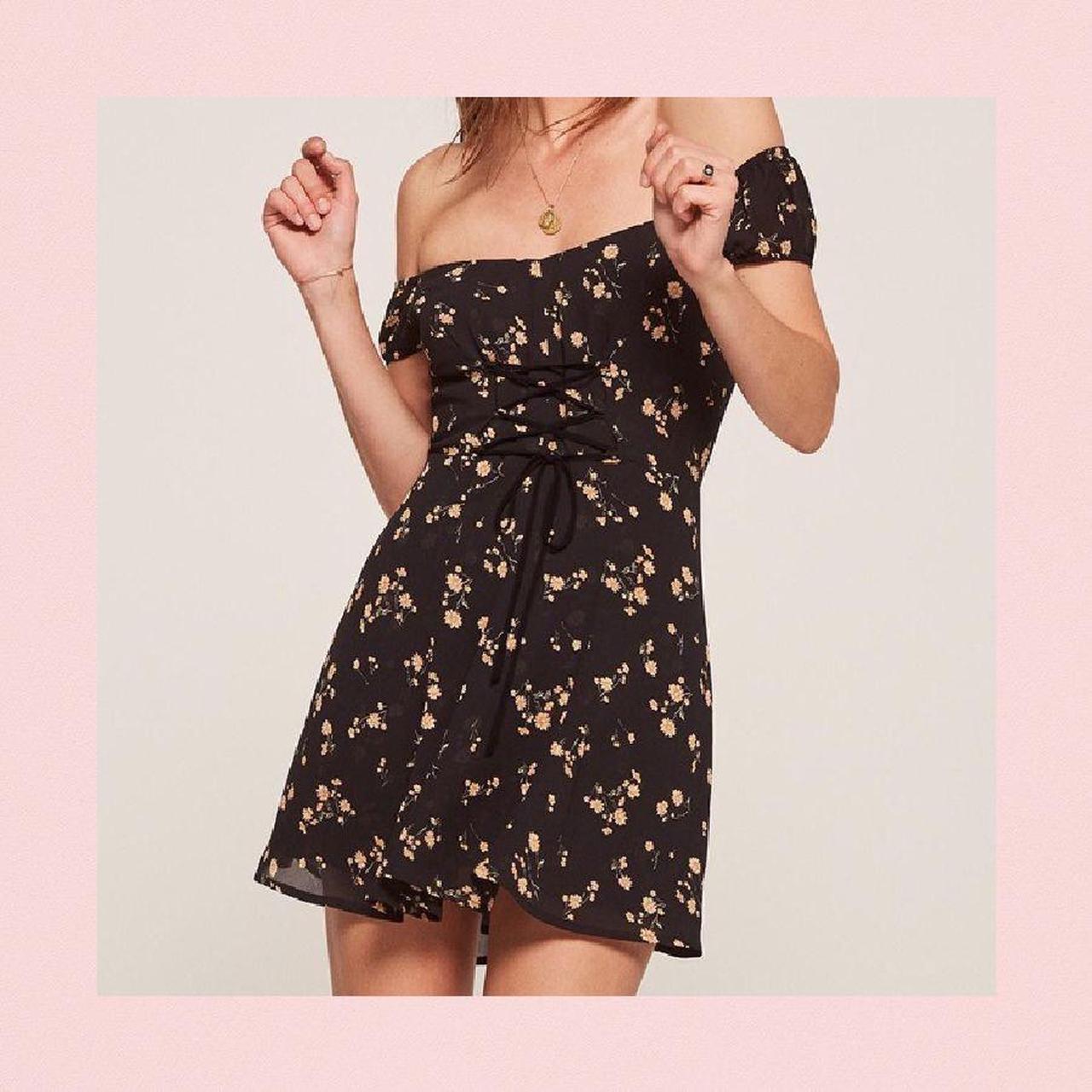 Instagram Reformation October Dress Top Reformation Frannie