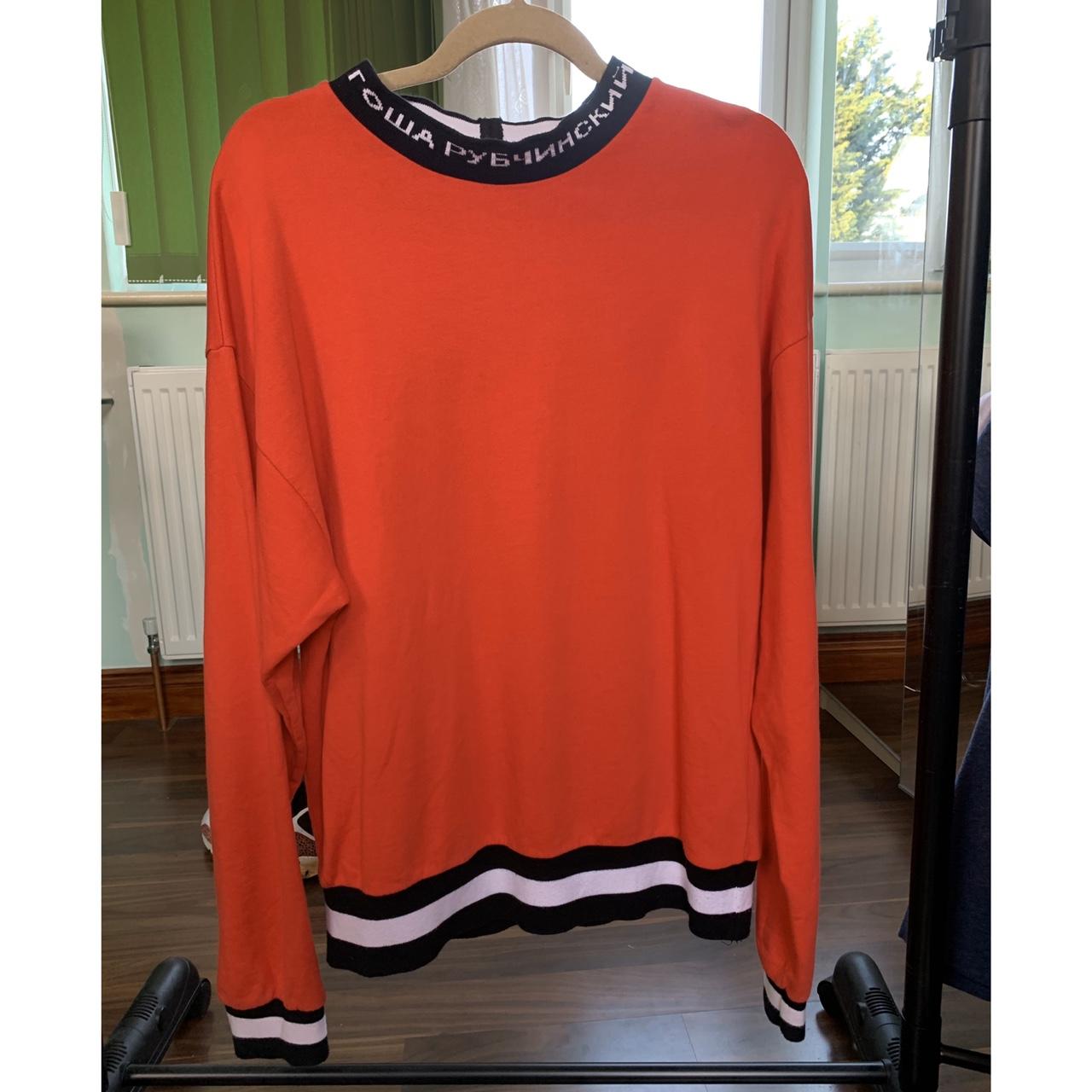 Gosha red sale sweater