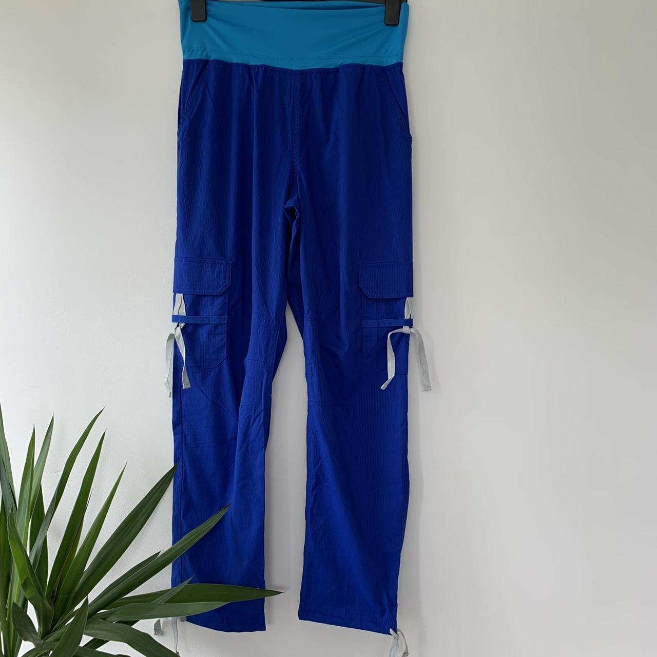 Zumba Cargo Pants royal blue cargo pants,... Depop