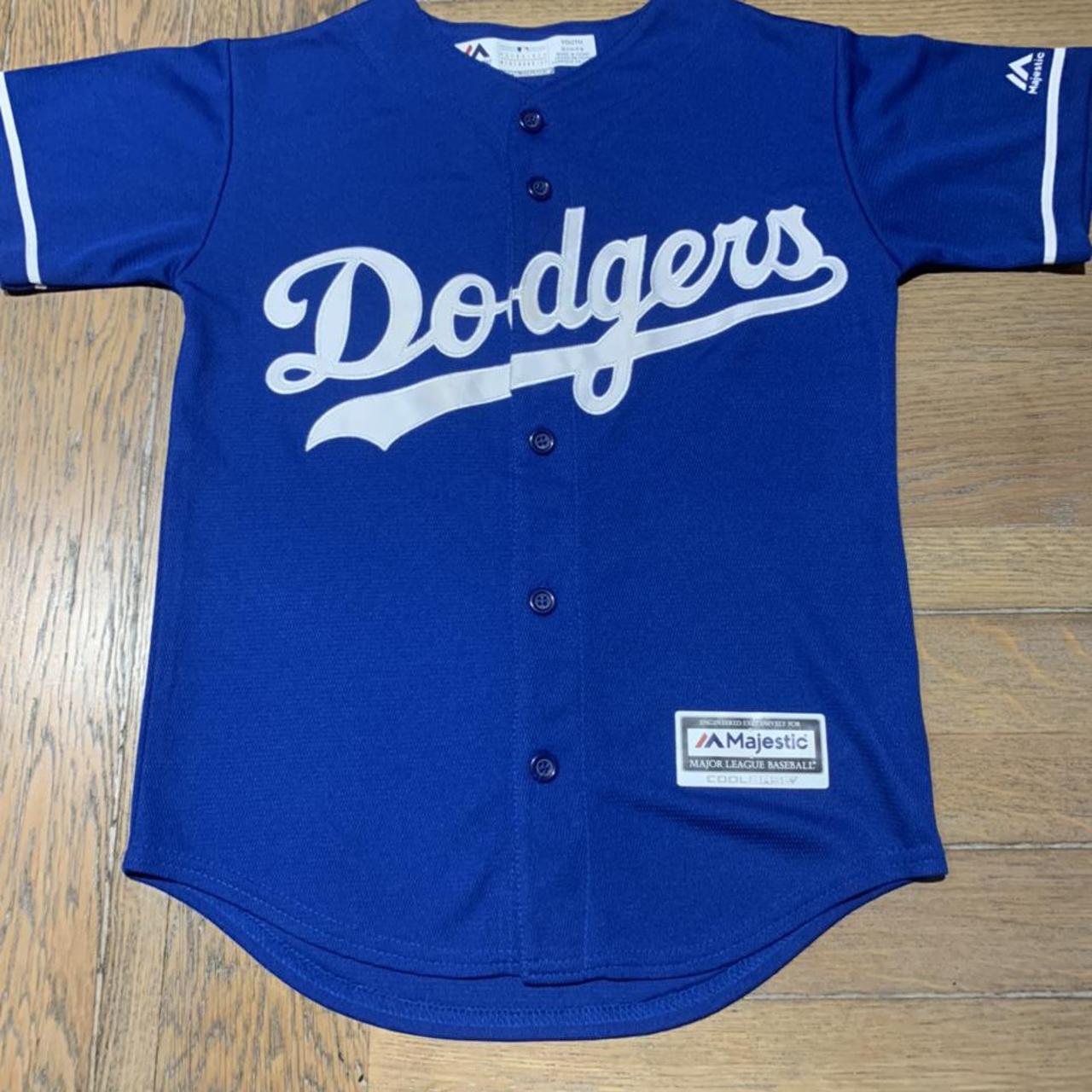 Los Angeles Dodgers Clayton Kershaw Majestic Base Depop