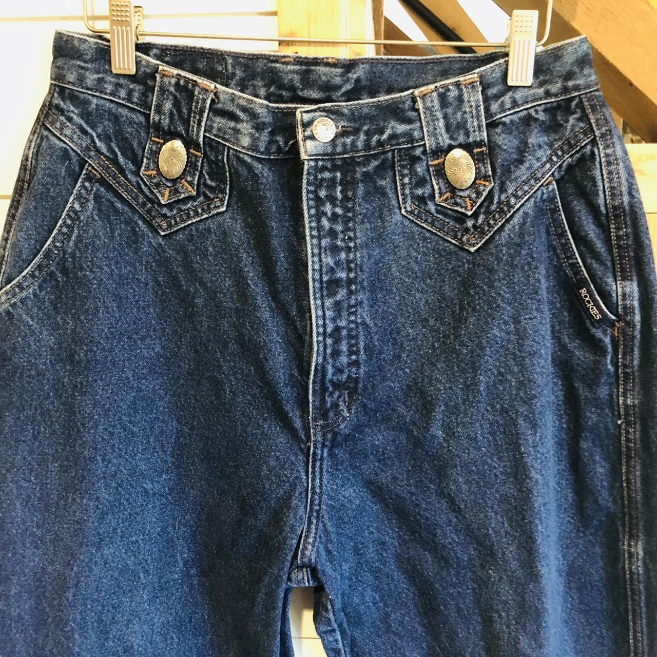 Vintage high waisted denim Rockies size 36 Waist=... - Depop