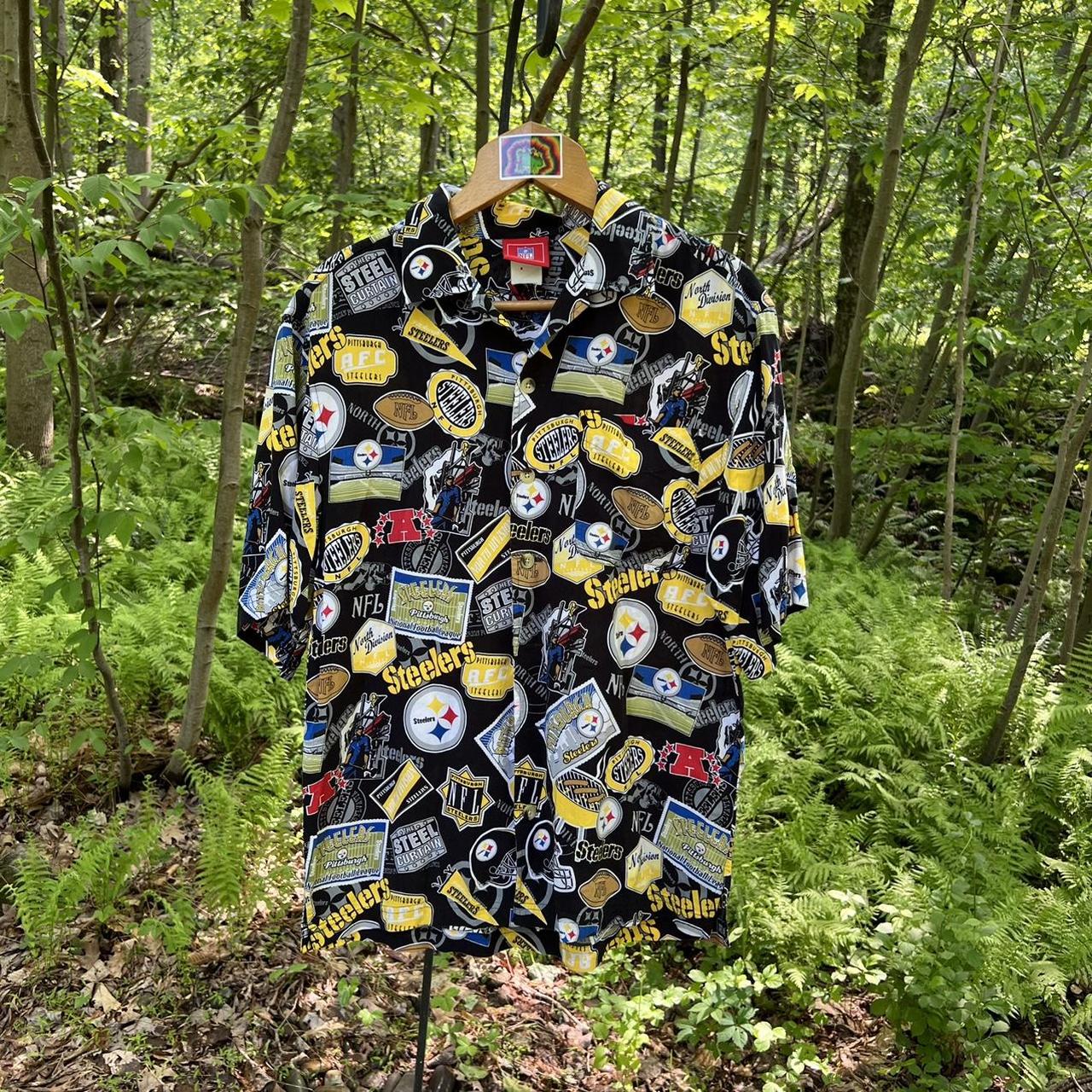 NFL Pittsburgh Steelers football button up - Depop