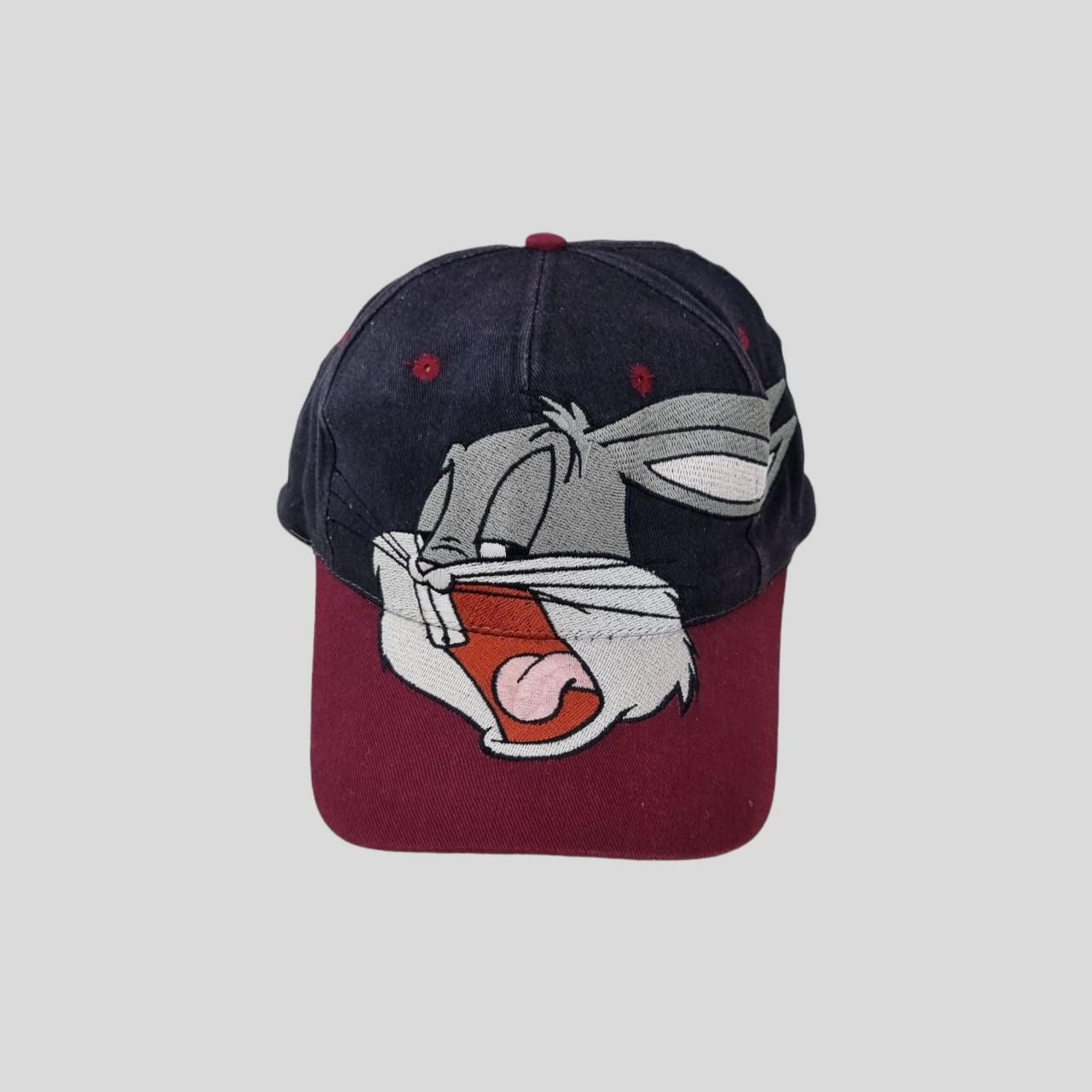 Vintage Looney Tunes Bugs Bunny Black Cap Vintage ... - Depop