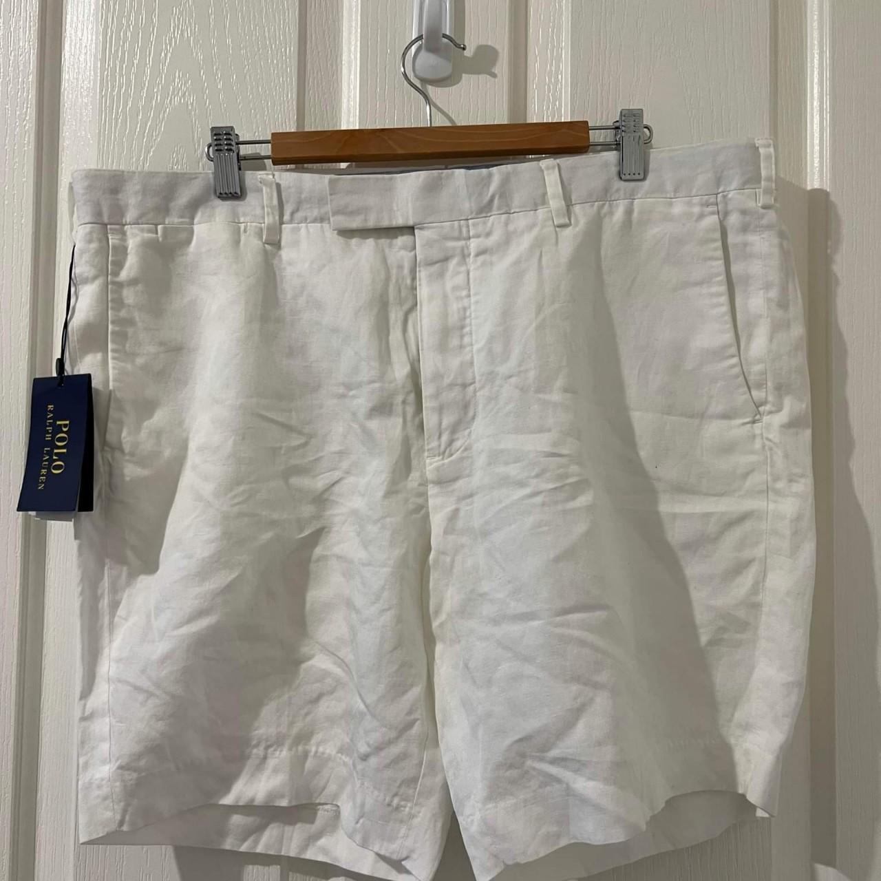 Polo Ralph Lauren White Chino Shorts, Tag Still... - Depop