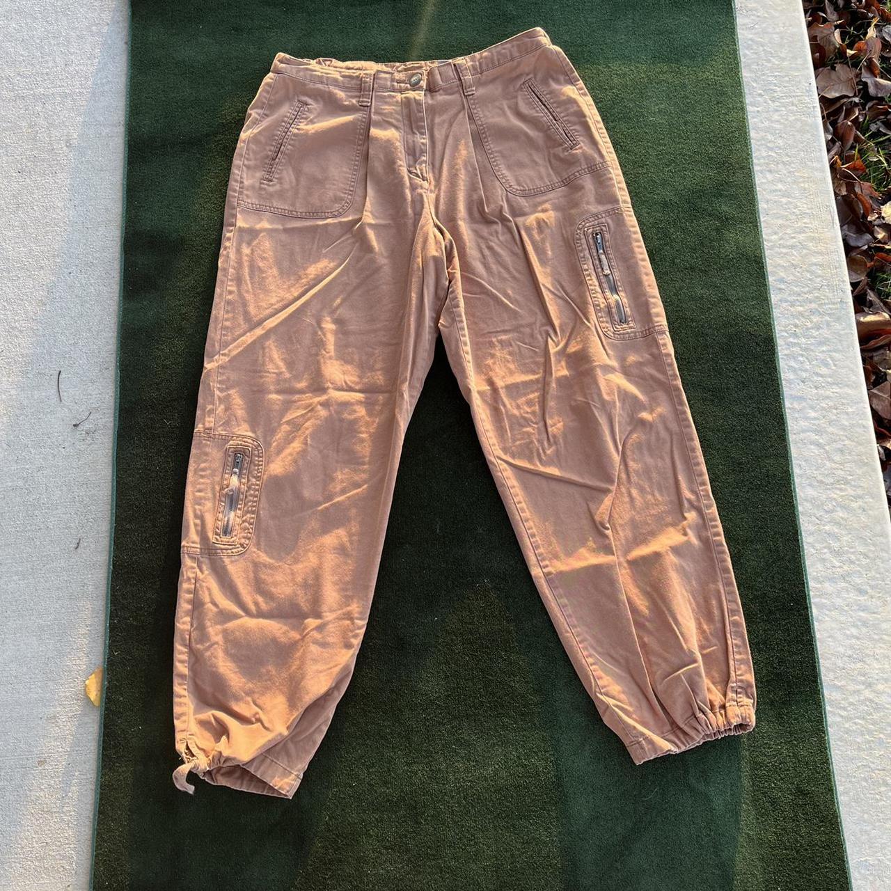 Product Image 2 - Brown colored cargo pants with