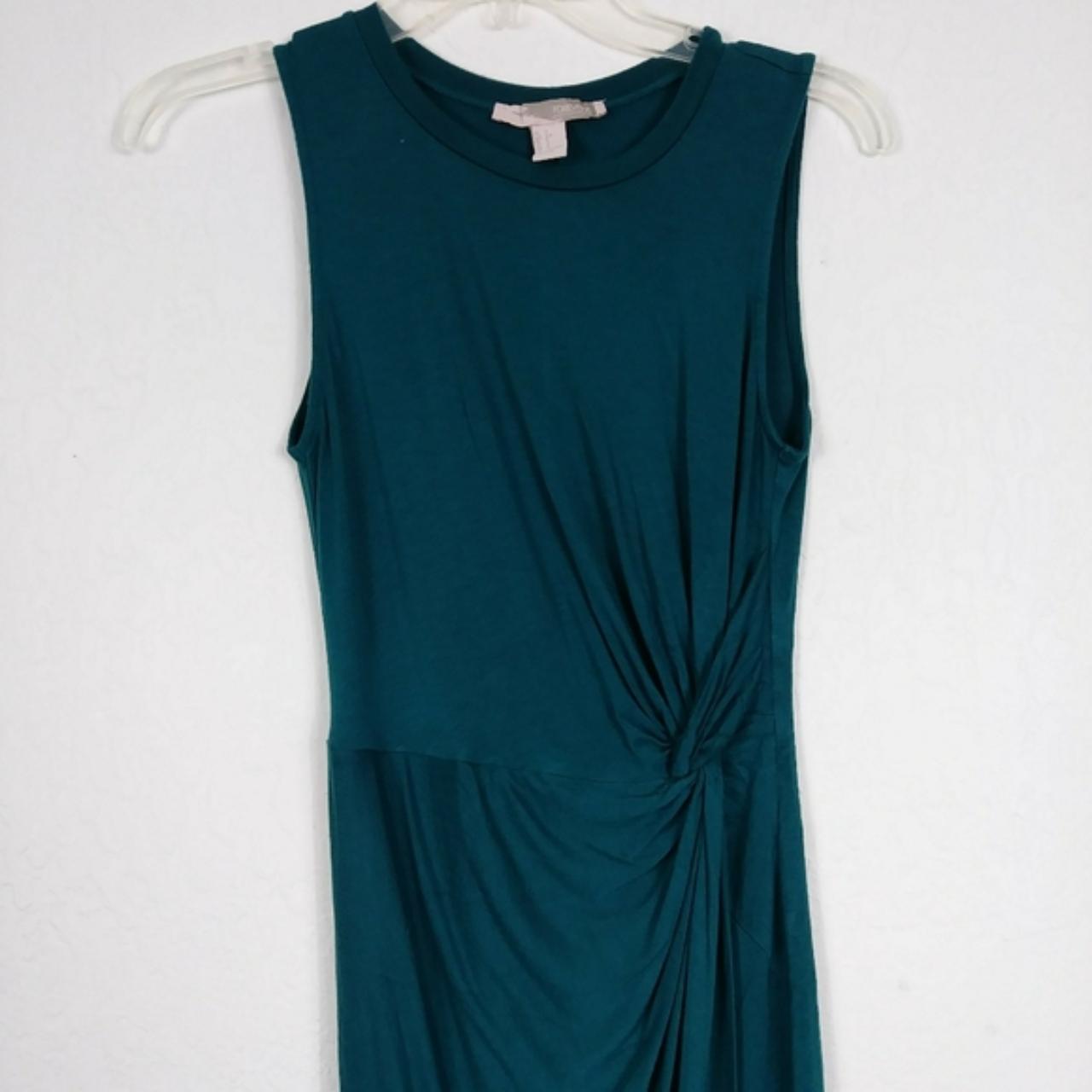 Forever 21 Women's Blue and Green Dress (2)