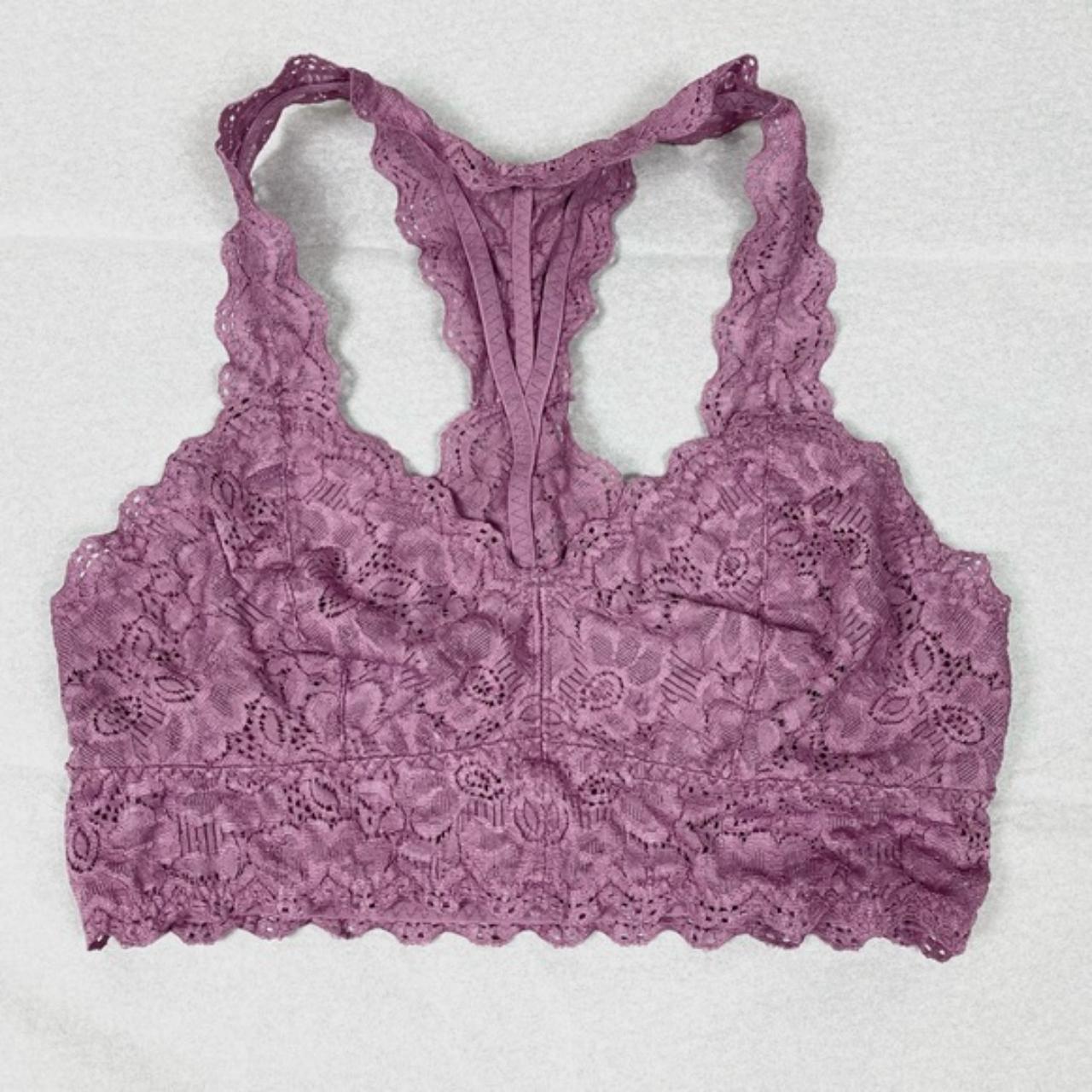 Product Image 1 - Felina lilac lace racerback bralette
Gently