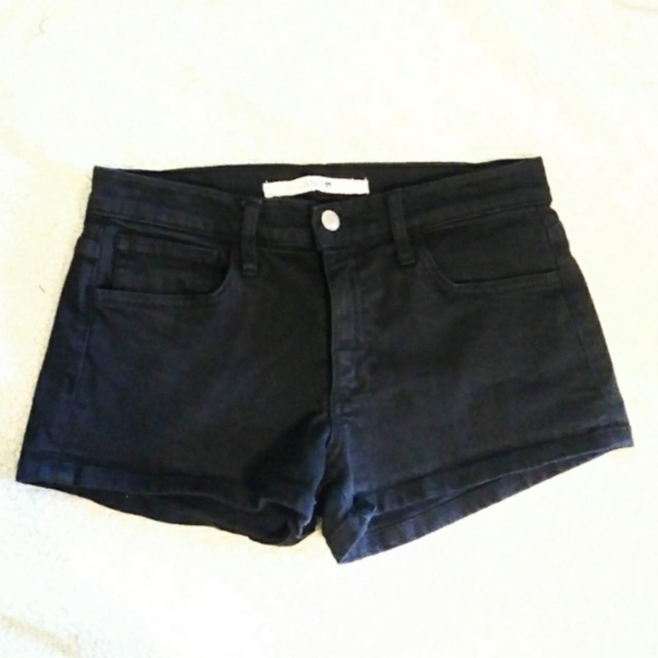Joe's Jeans Women's Black Shorts Depop