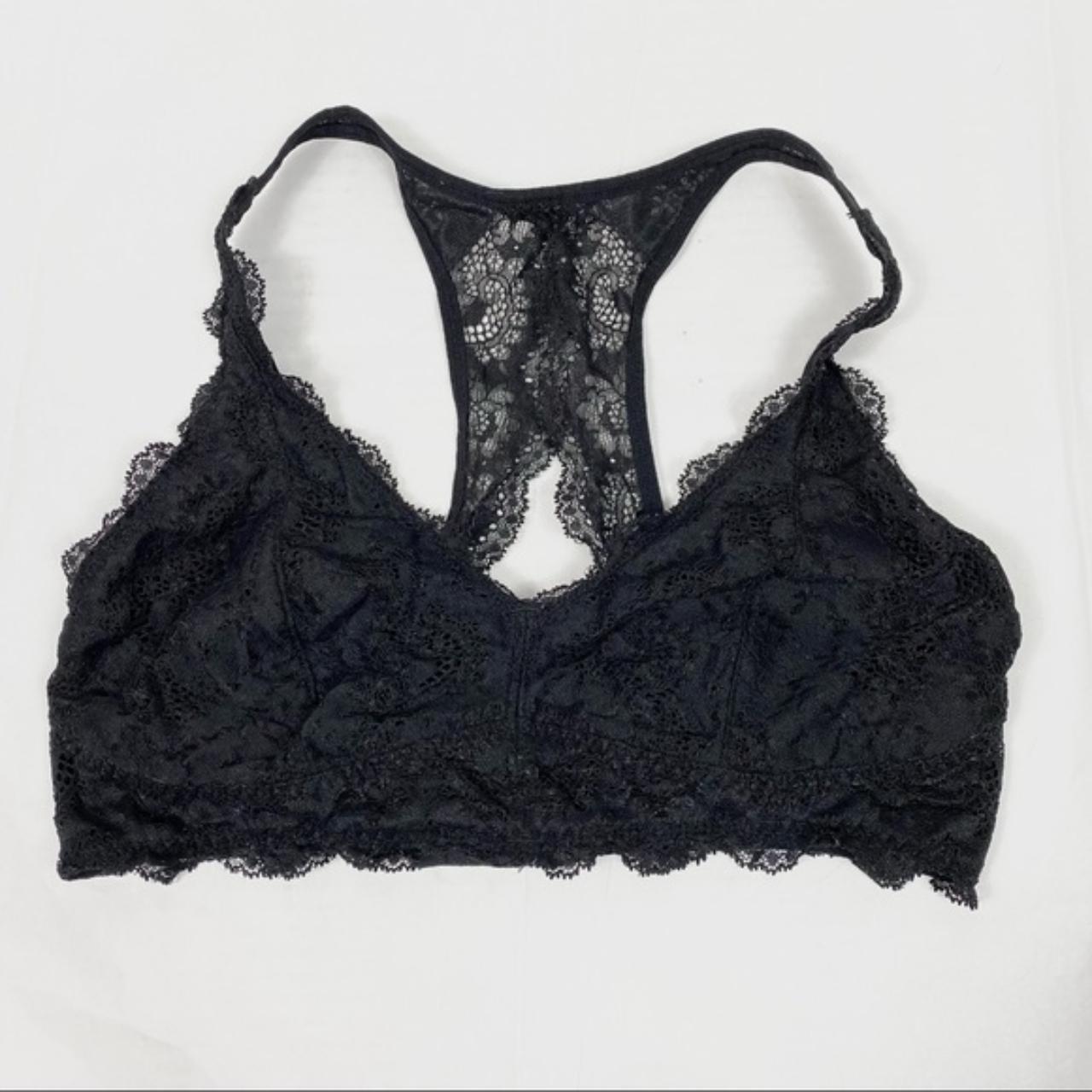 Product Image 1 - Felina Black Lace Racerback Bralette
Gently