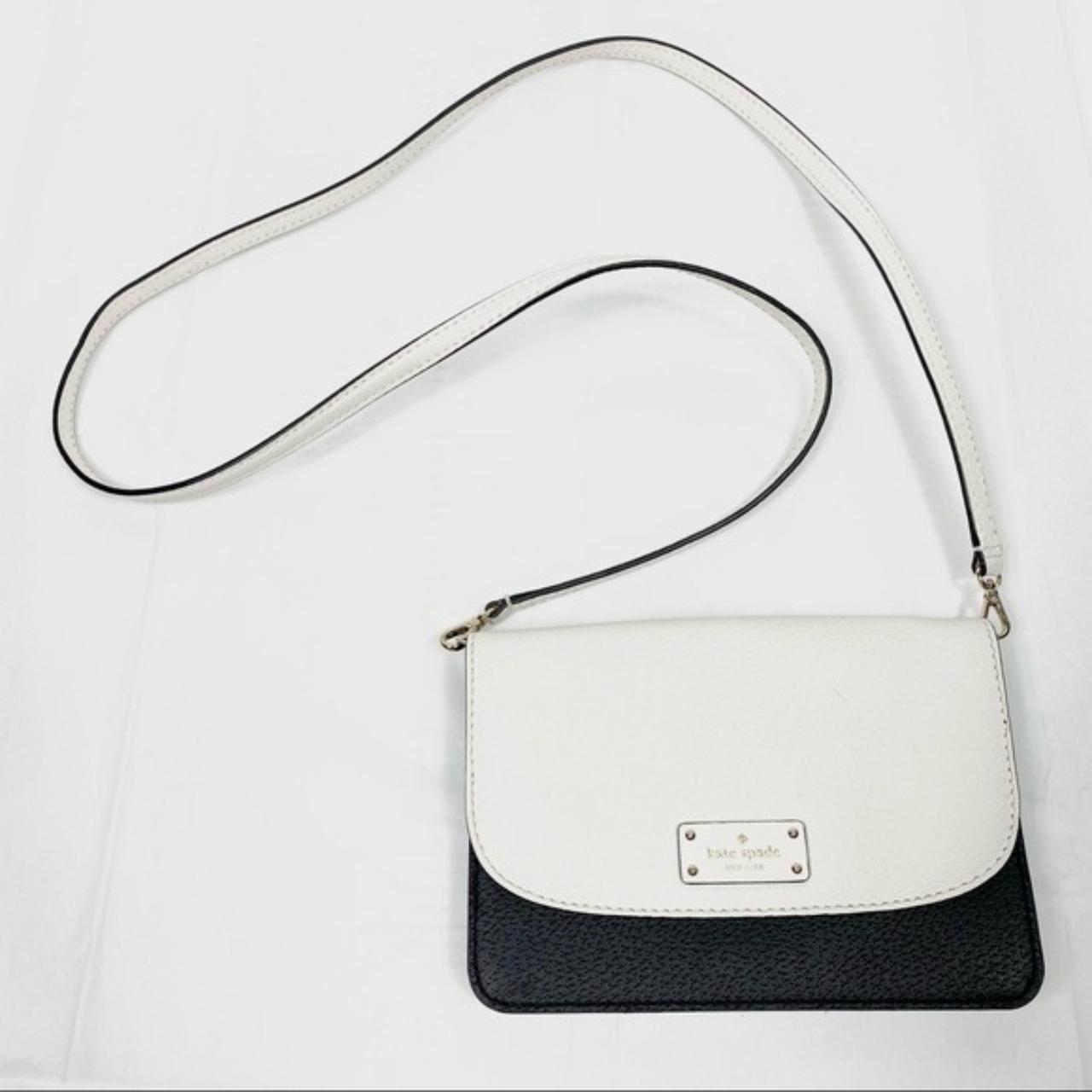 Kate Spade New York Women's Black and White Bag | Depop