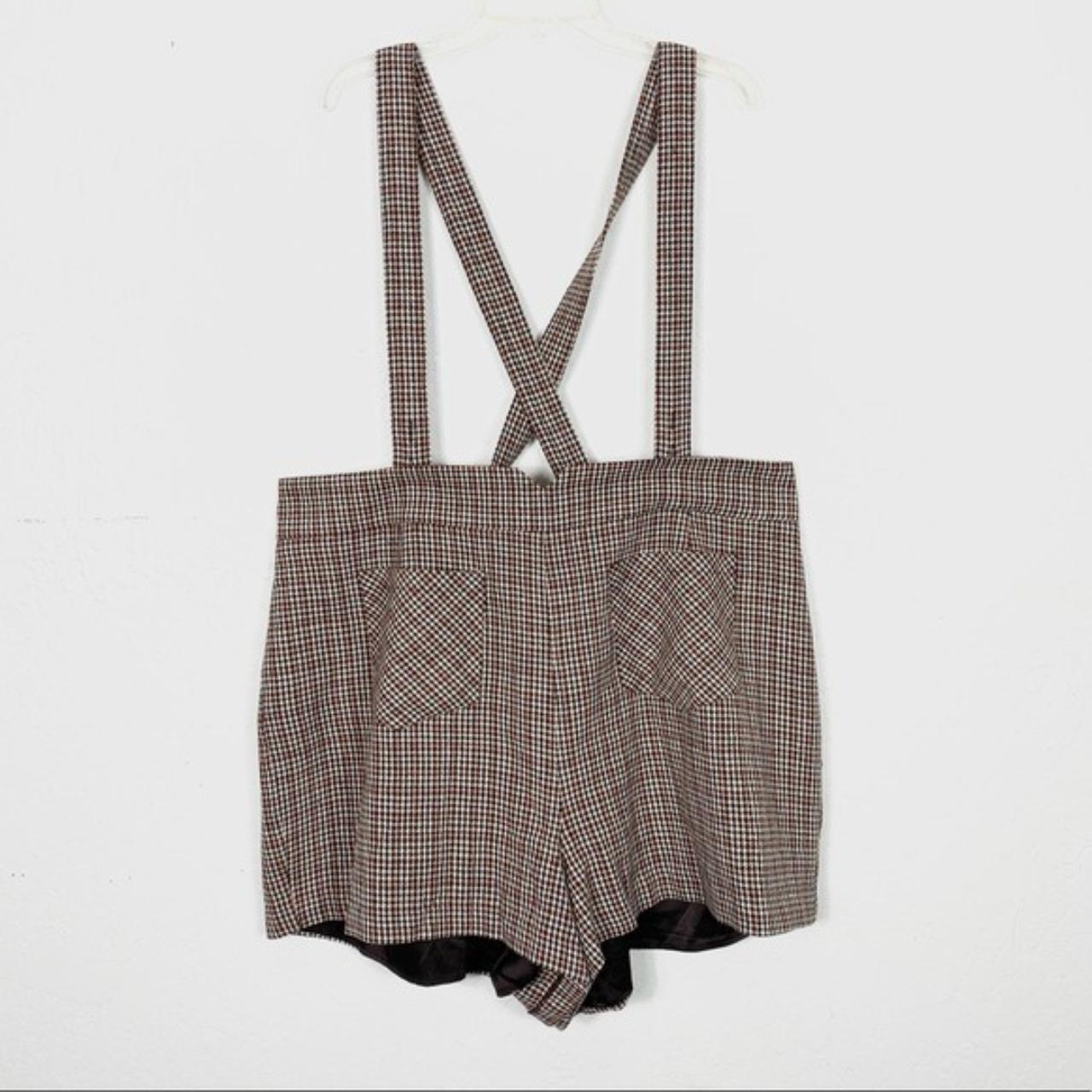 Product Image 1 - ModCloth Brown Tweed Houndstooth Pinafore