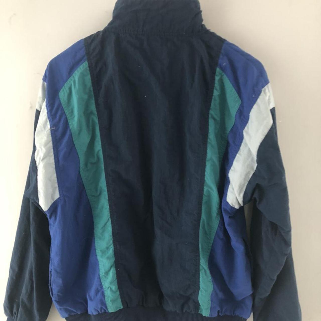 Vintage 1980s ‘Adidas’ shell suit. Vintage blue... - Depop