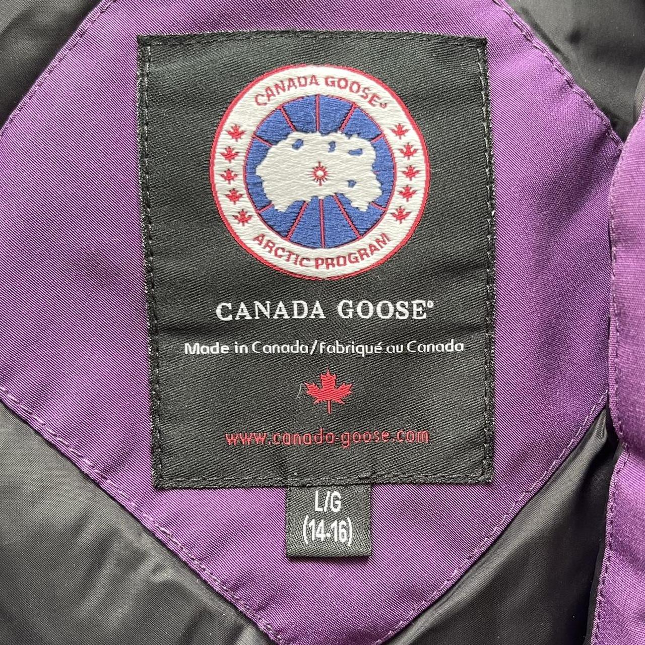 Selling this gorgeous purple Canada goose, in good... - Depop