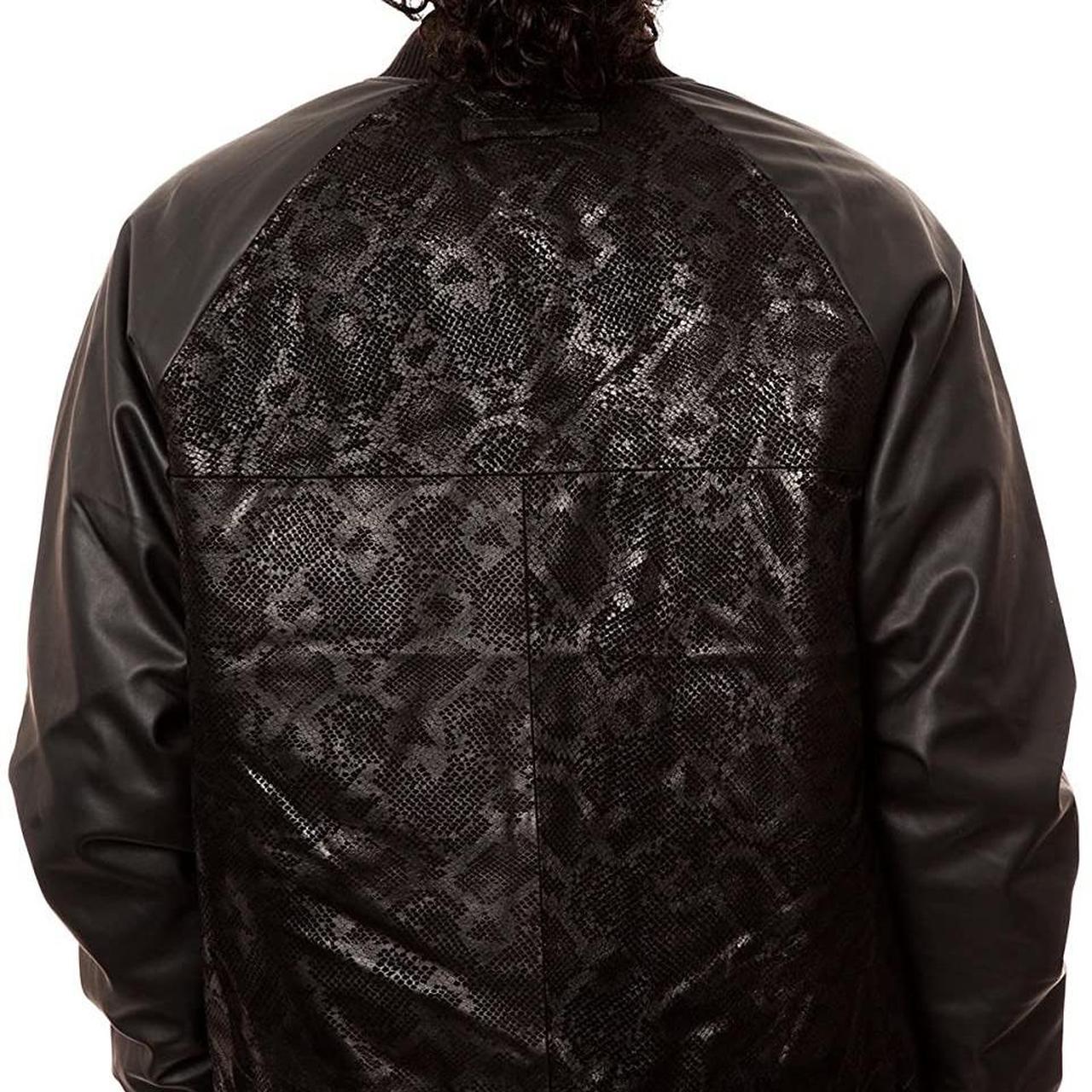 Crooks and castles outlet leather jacket