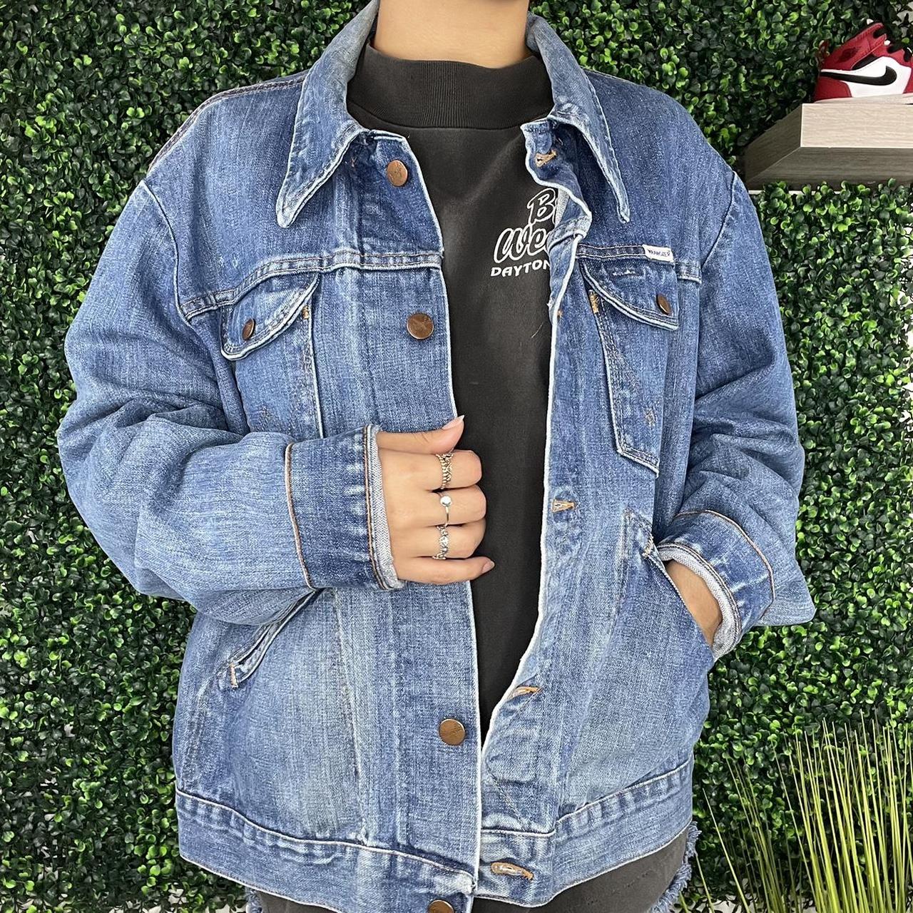 70s wrangler denim jacket