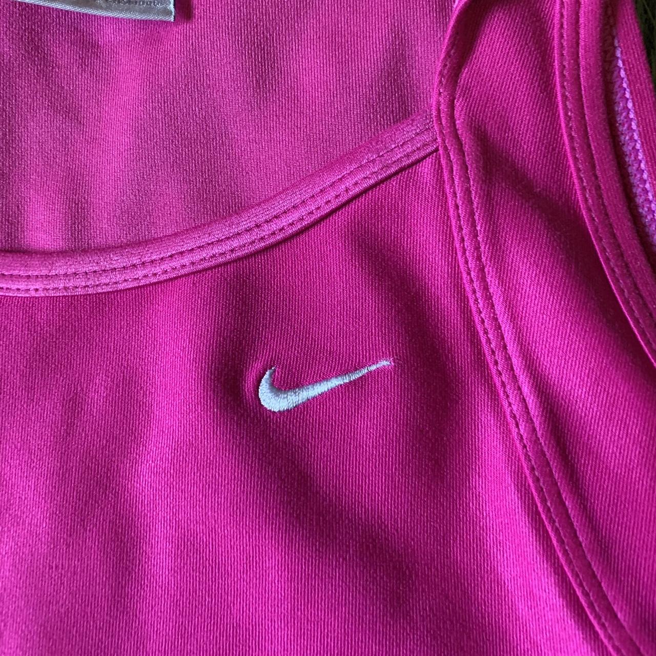 Nike Women's Pink Croptop Depop