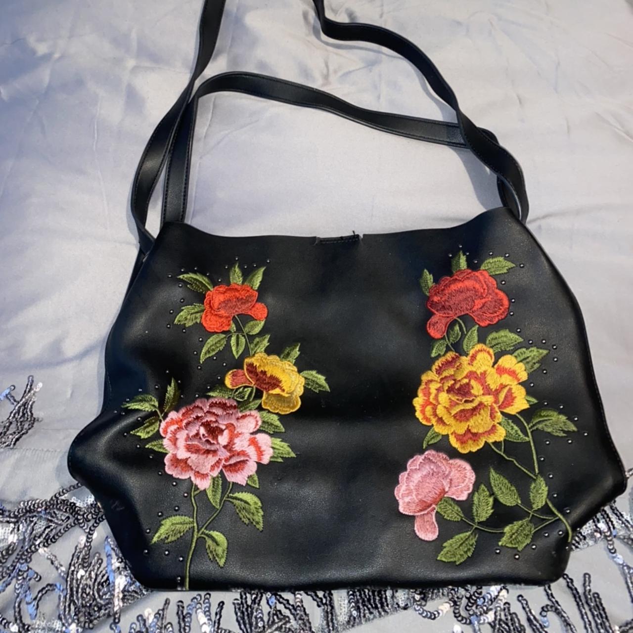 Topshop hot sale embroidered bag