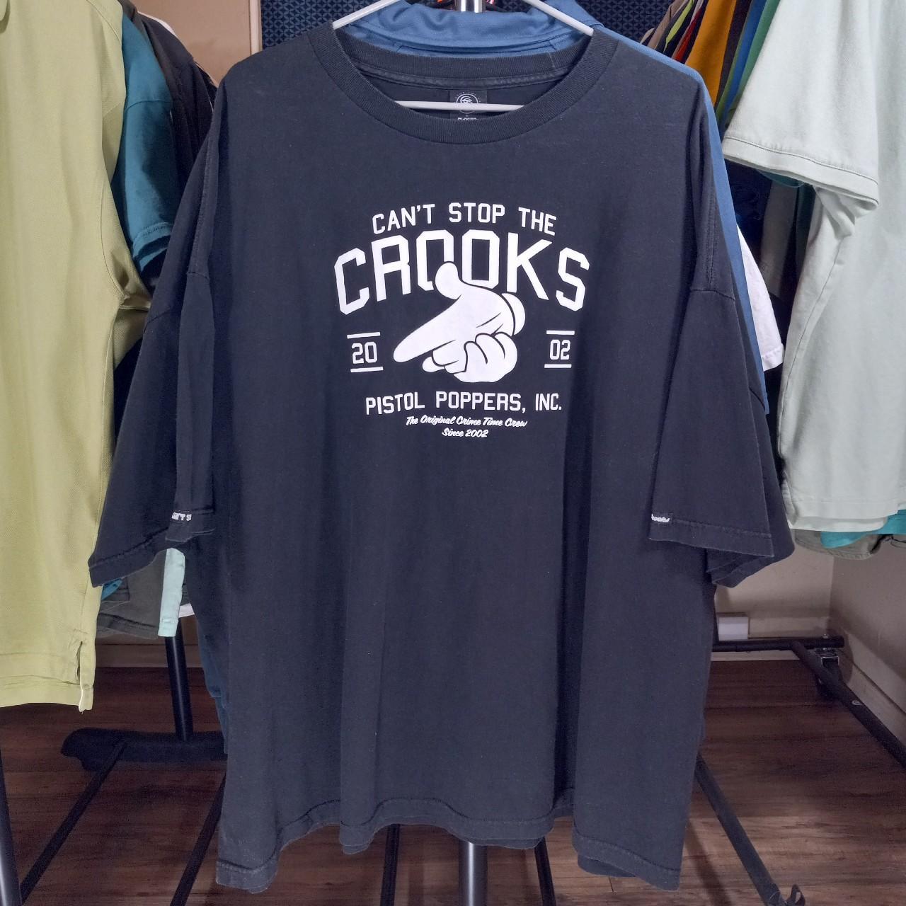 Crooks & Castles Men's Black and White T-shirt