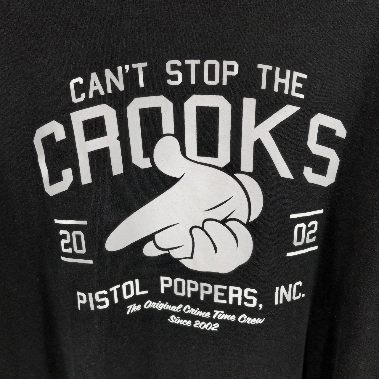 Crooks & Castles Men's Black and White T-shirt (4)