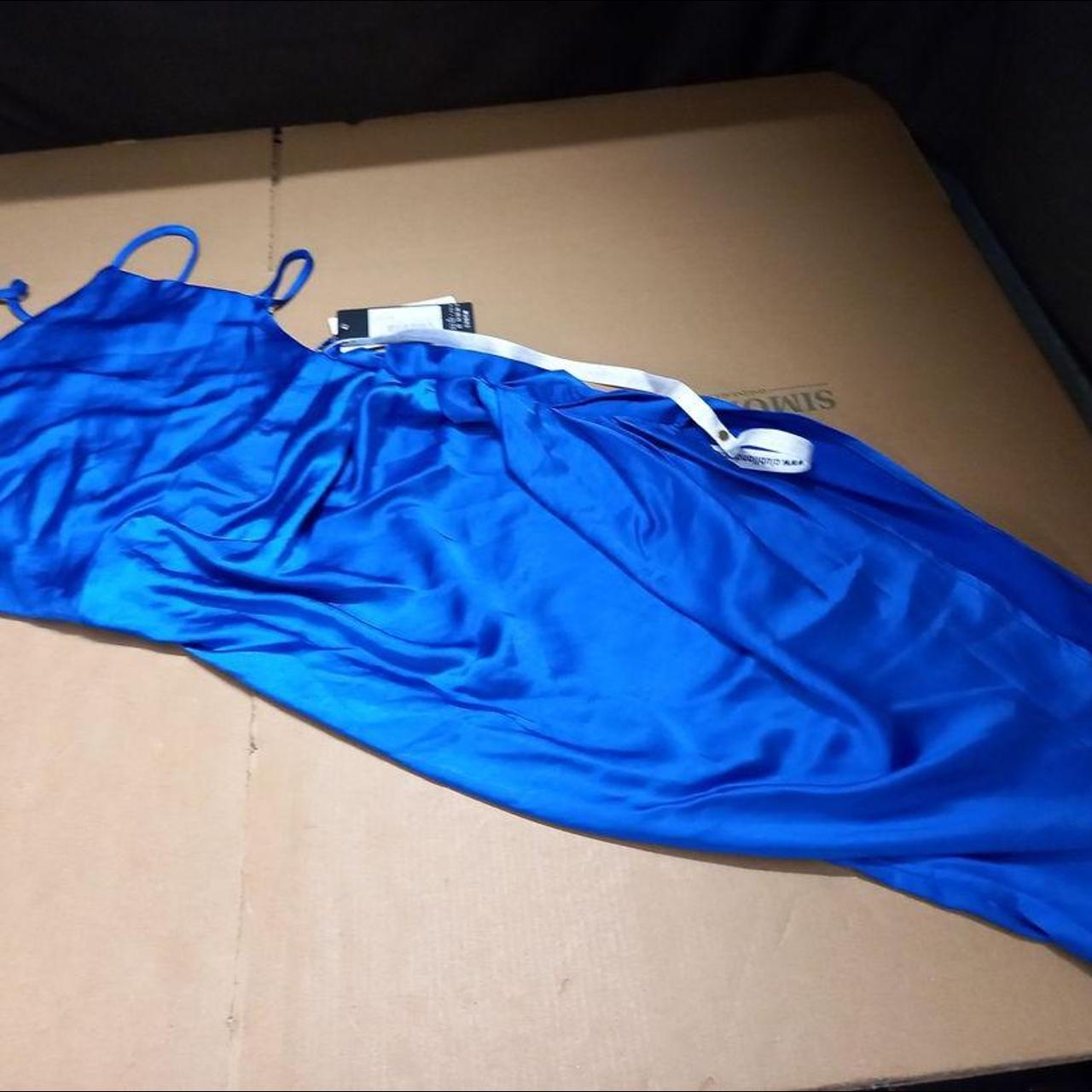 CLUB OF LONDON COWL NECK ASYMMETRIC DRESS IN... Depop