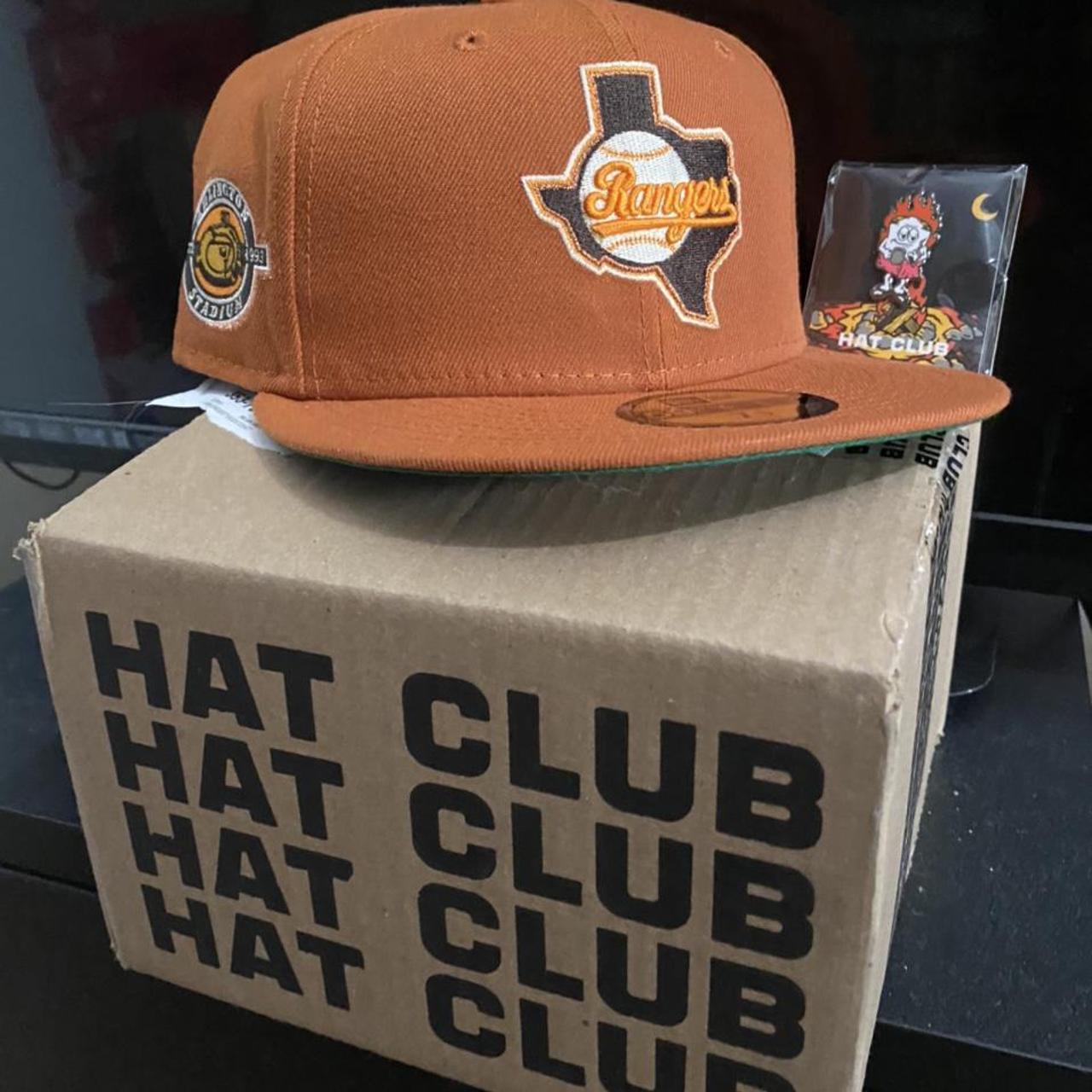 Hat Club Exclusive Campfire Texas Rangers Size 7 - Depop
