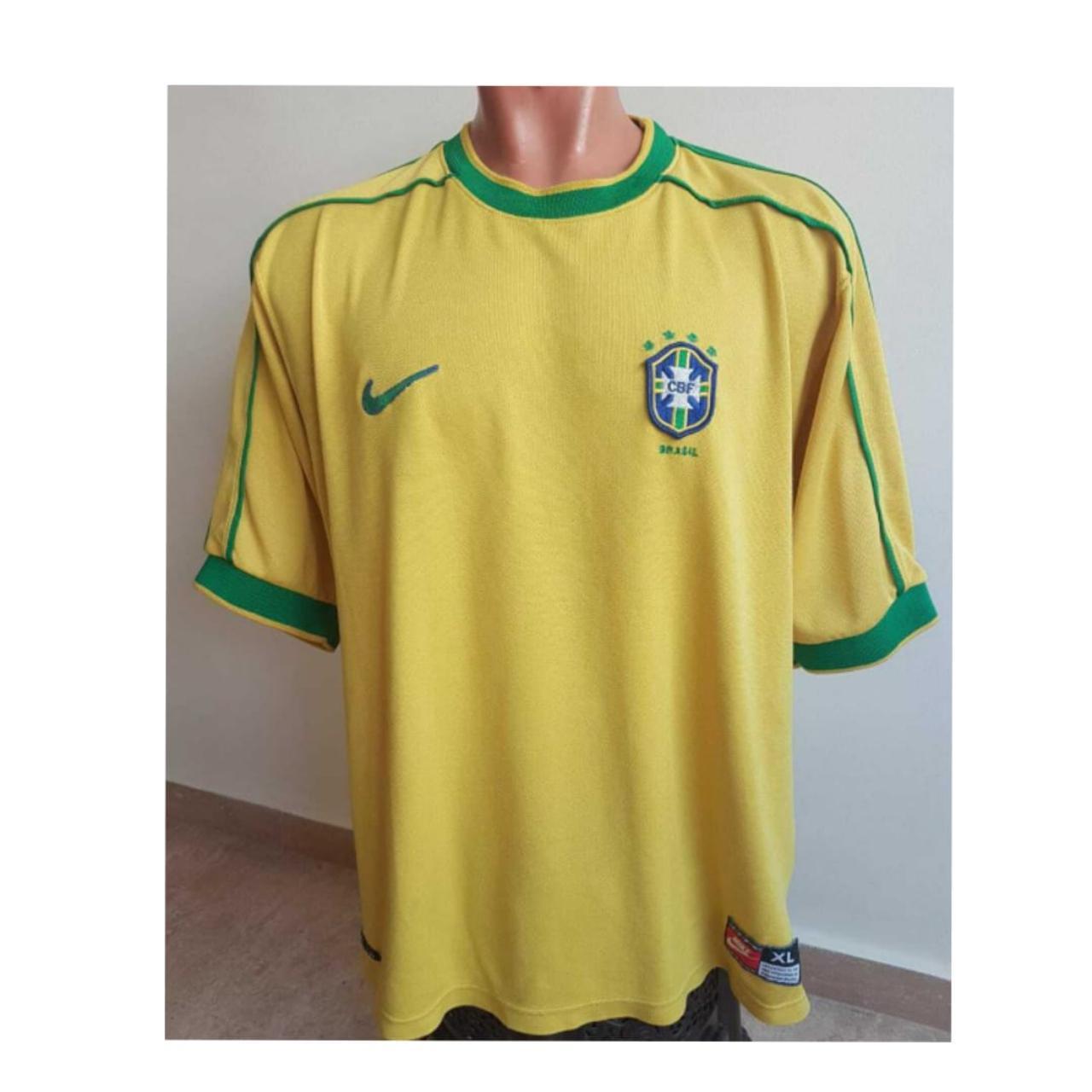 Brazil Brasil 1998 1999 2000 Rare Vintage Nike Home - Depop