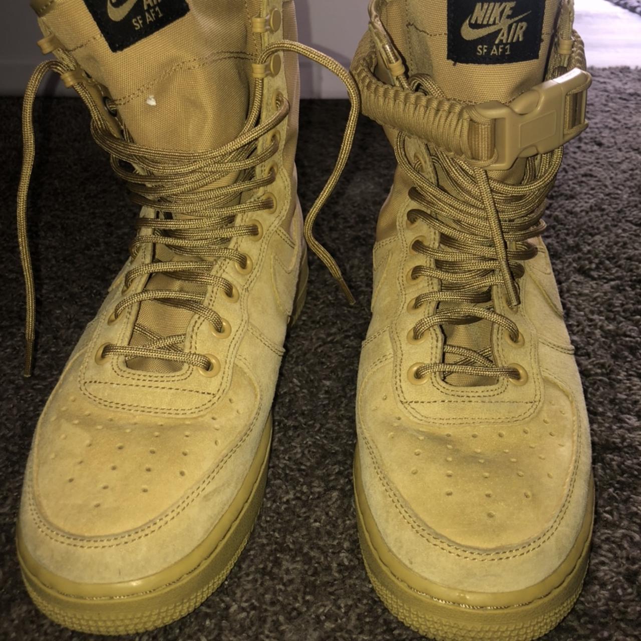 nike sf air force 1 high club gold