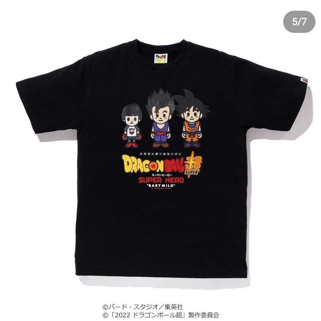 Bape x Dragon Ball Super Pan Son Gohan Son Goku Baby Milo Tee