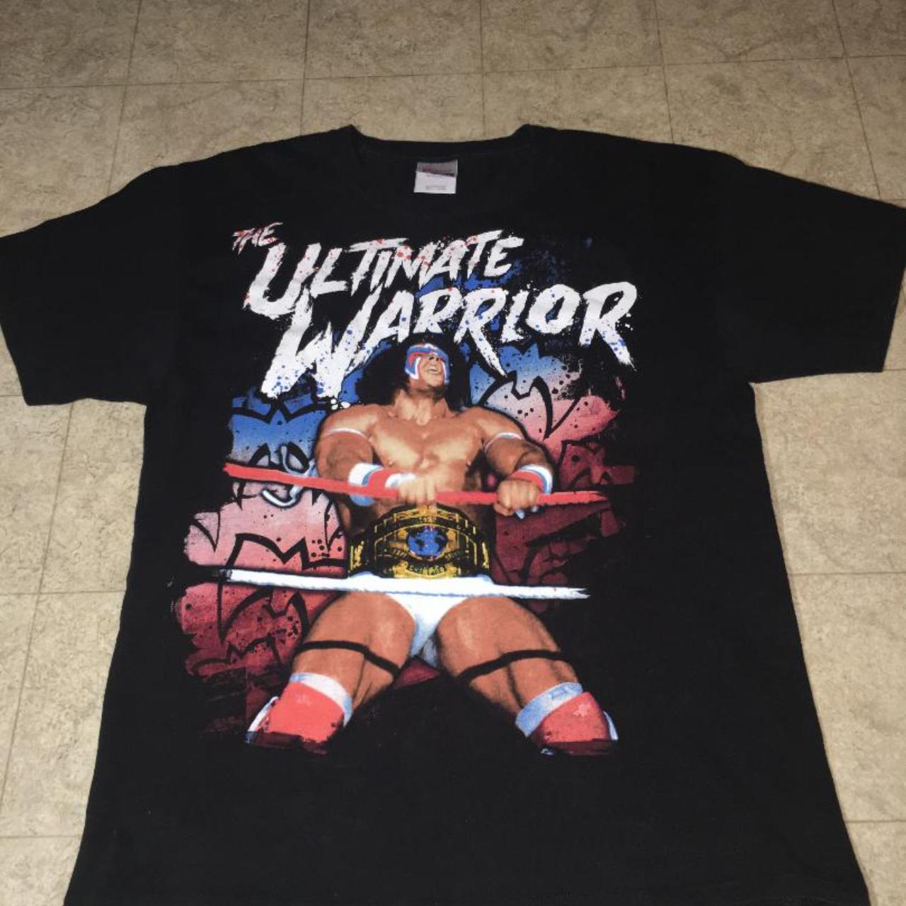The Ultimate Warrior vintage wrestling t-shirt,... - Depop