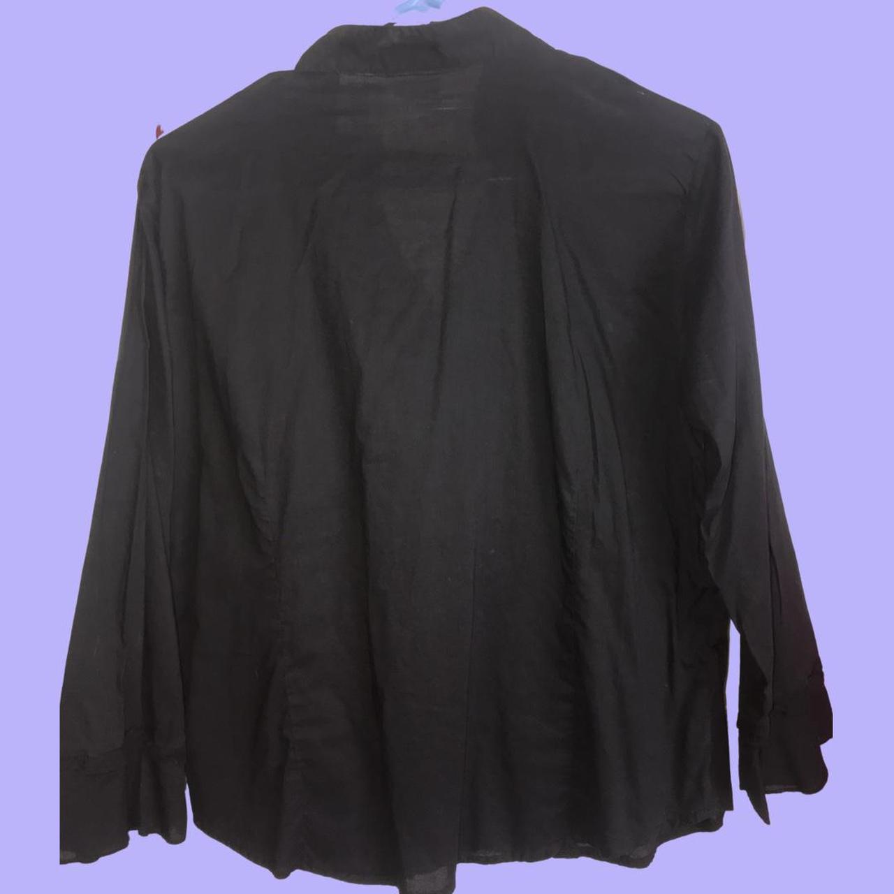 No Boundaries Women's Black Blouse (4)