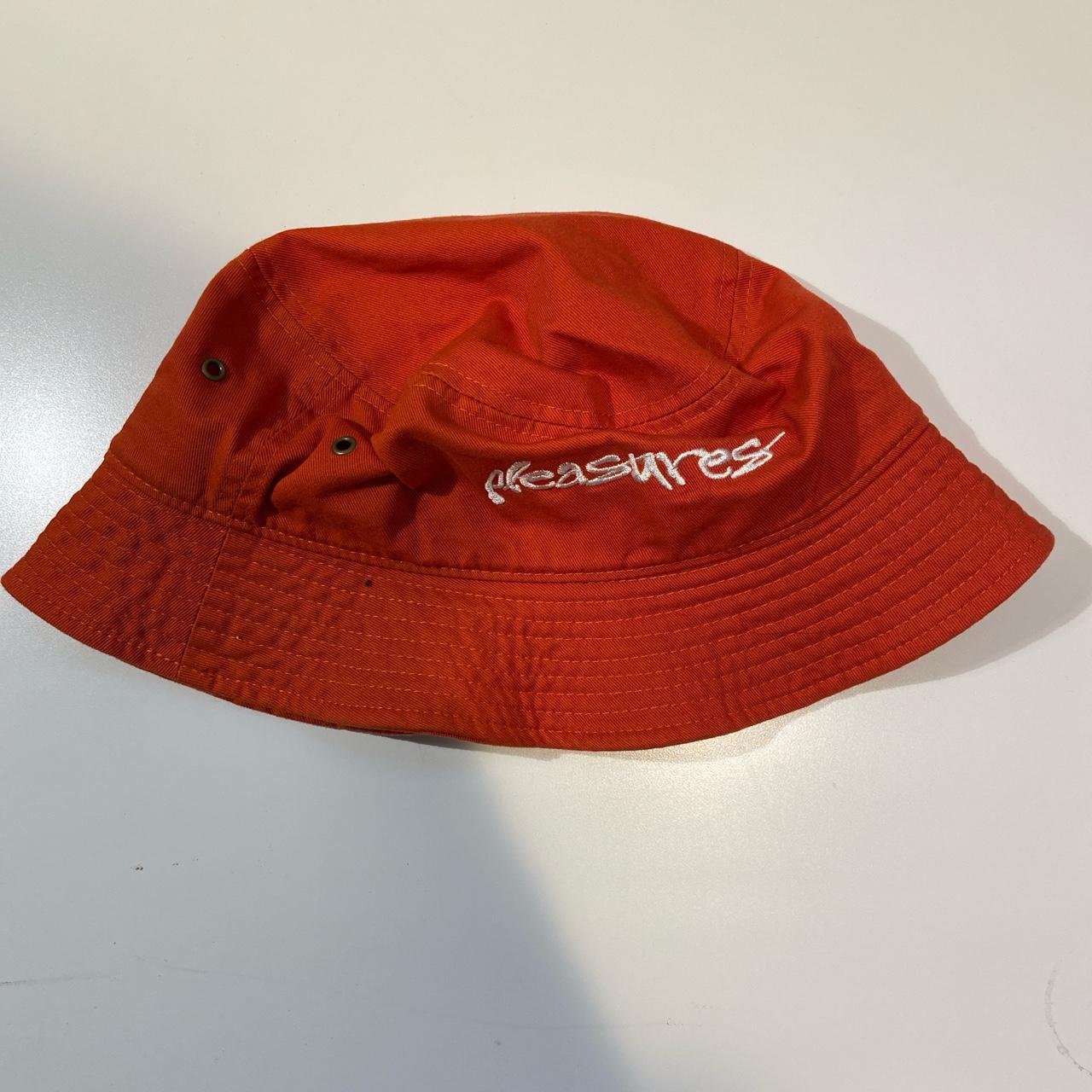 PLEASURES Bucket Hat size S/M worn once perfect... Depop