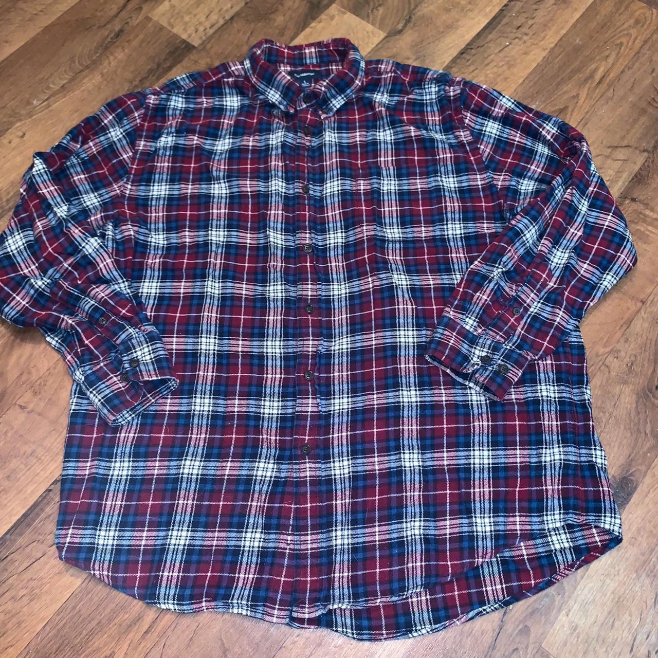 Croft and Barrow Men’s Plaid Flannel Button Down... - Depop