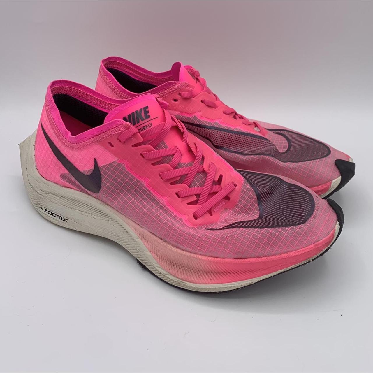 Nike ZoomX Vaporfly Next Pink Blast Black White. Depop