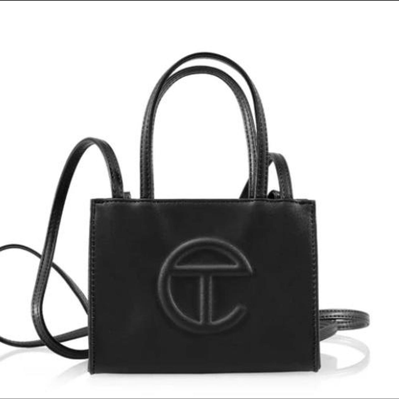 small black telfar bag - Depop