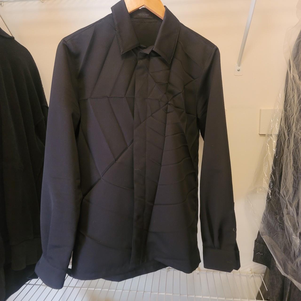 UNDERCOVER BY JUN TAKAHASHI SPIDER WEB BUTTON UP | Depop