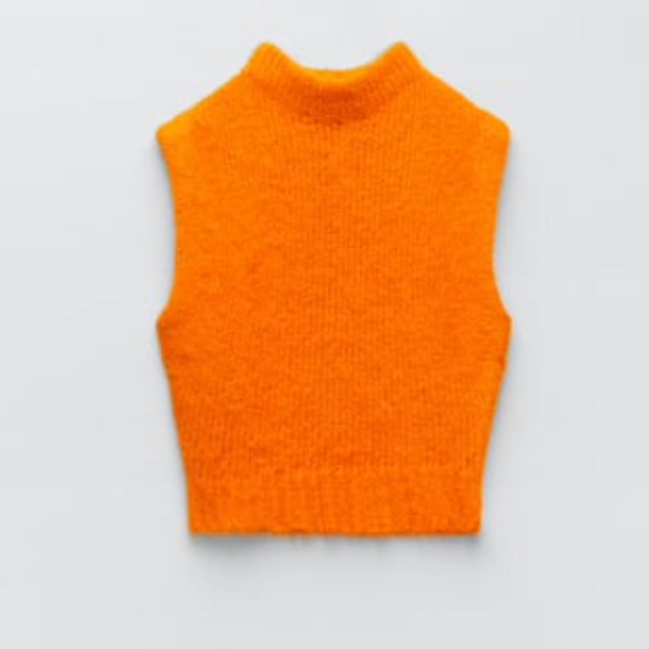 Orange hot sale wool vest