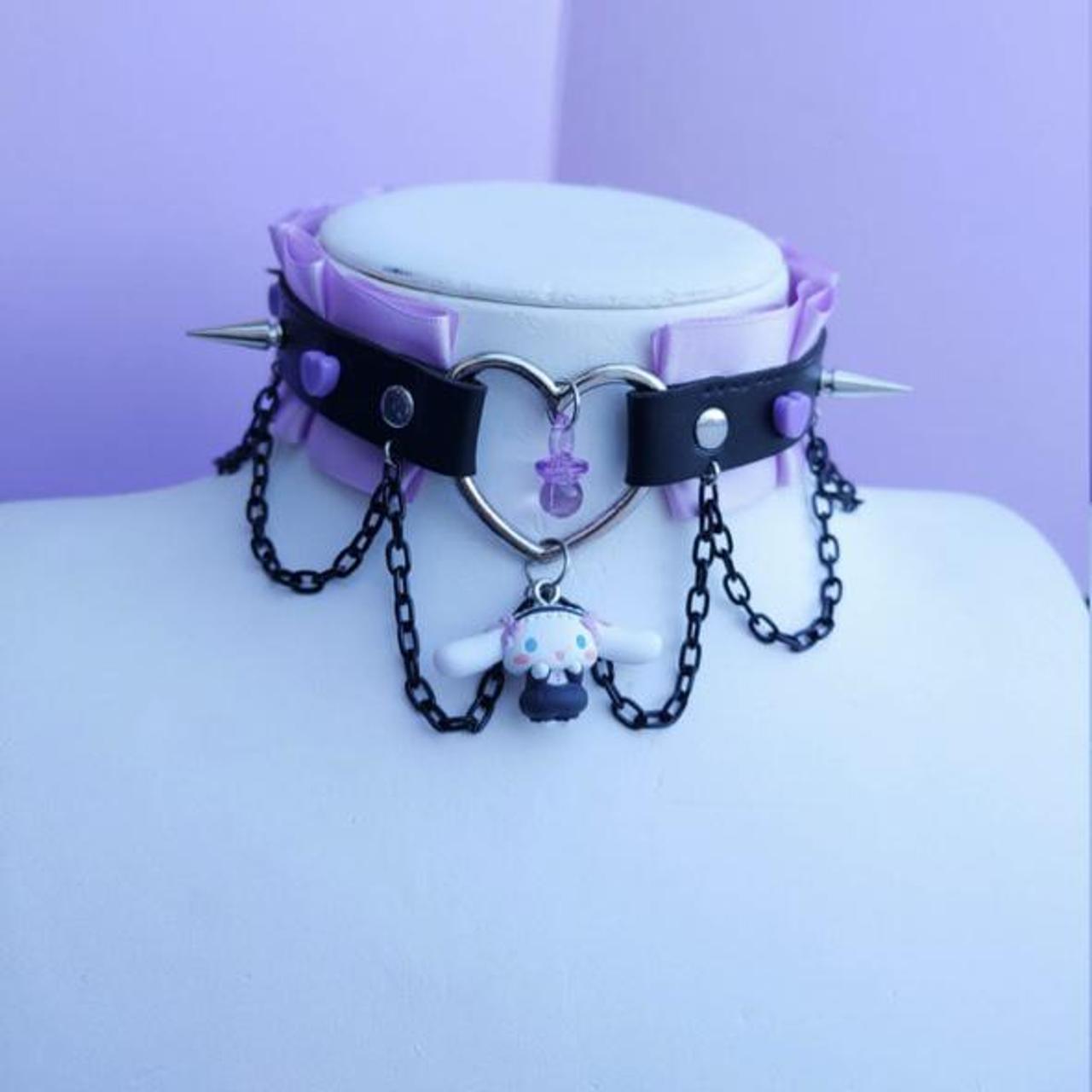 💜the Cutest Goth Cinnamoroll Choker 💜 💜 Absolutely - Depop